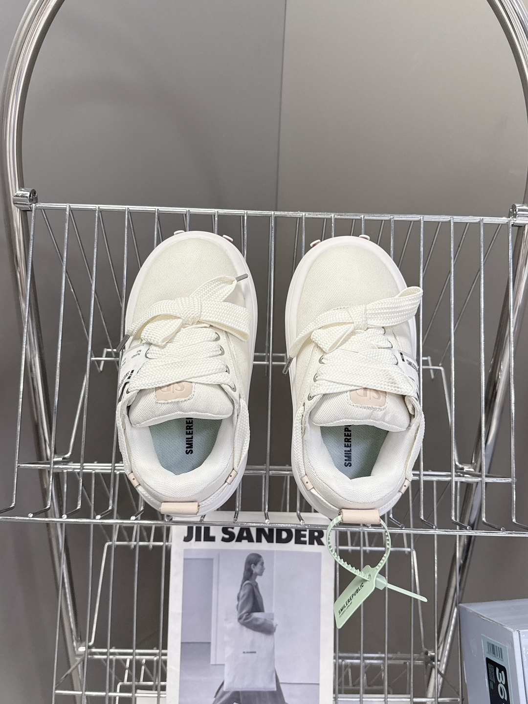 smilerpublic小众品牌2026春夏最新款开口笑情侣款面包鞋 超多明星网红种草 软软的厚底憨憨的