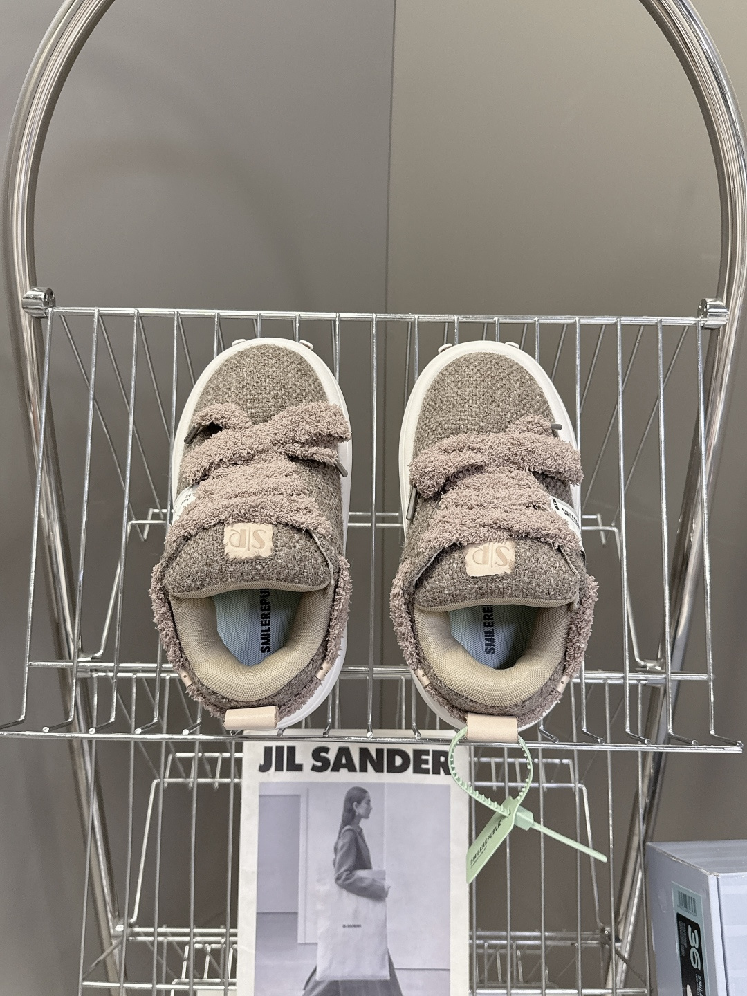 smilerpublic小众品牌2026春夏最新款开口笑情侣款面包鞋 超多明星网红种草 软软的厚底憨憨的