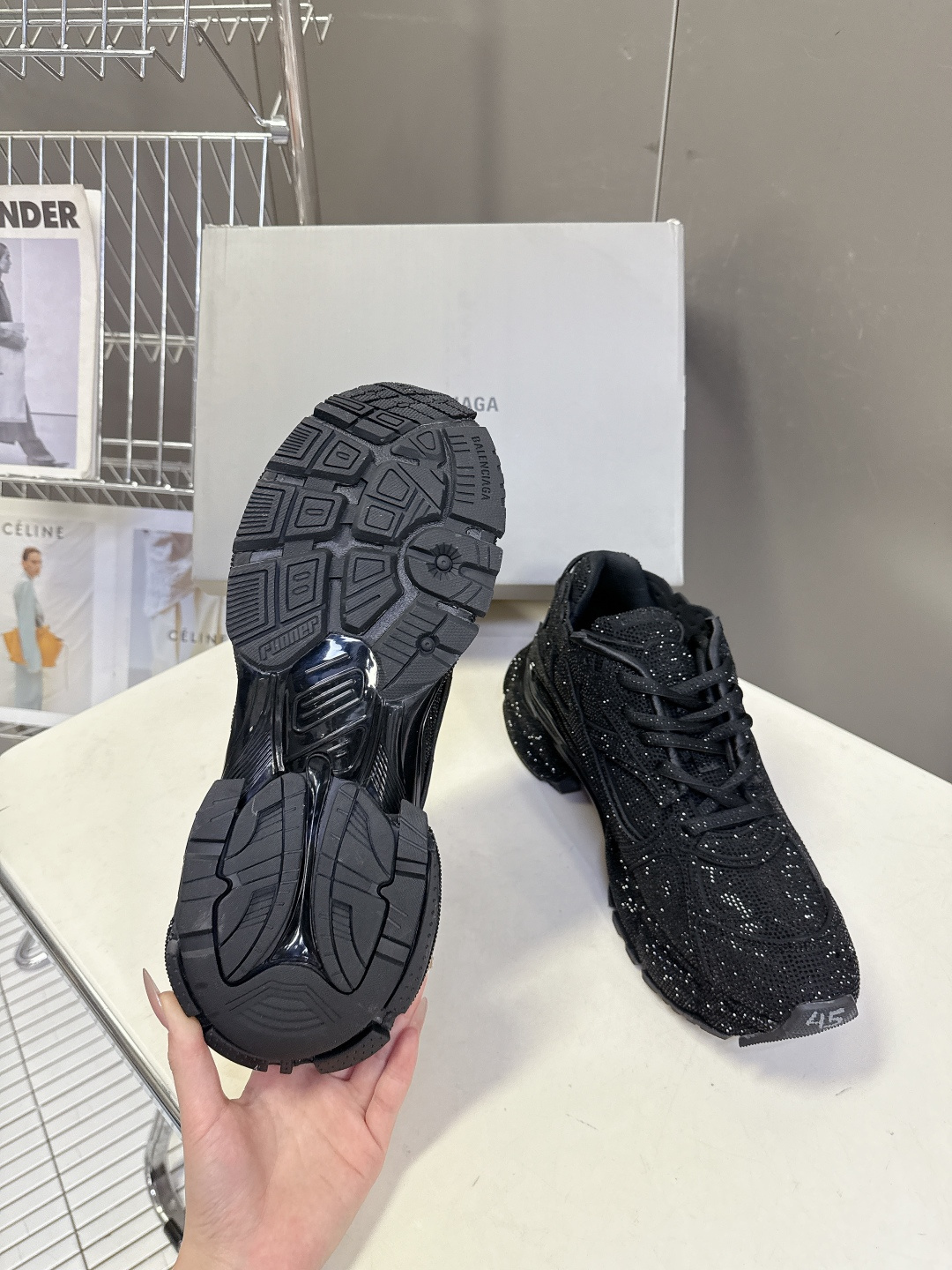 Balenciaga Balenciaga巴黎世家runner最新 水钻运动鞋