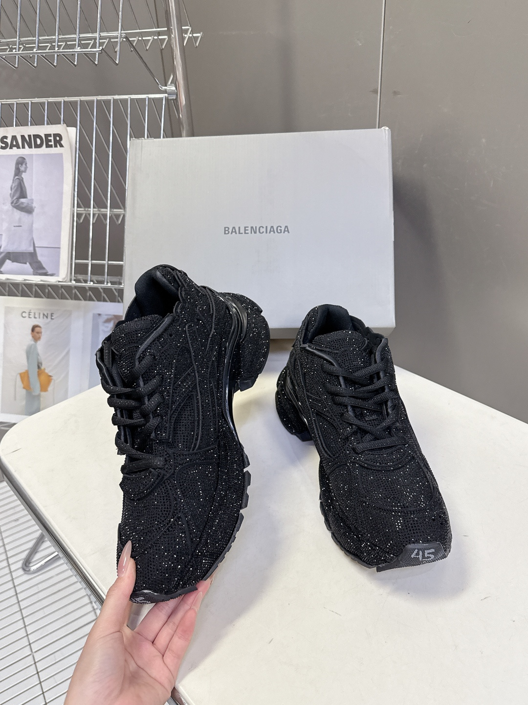 Balenciaga Balenciaga巴黎世家runner最新 水钻运动鞋
