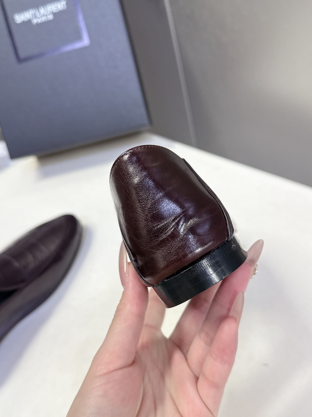 Saint Laurent圣罗兰经典乐福小皮鞋 超级超级无敌火爆的一个款这款我们家每个版面的五金扣都要开