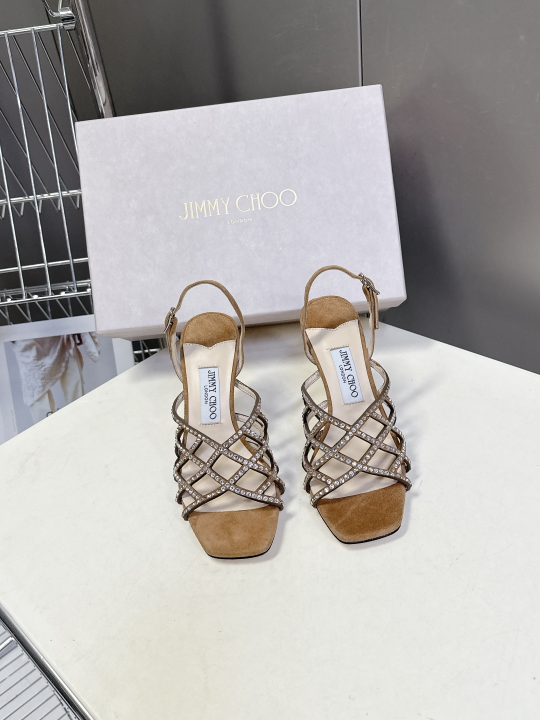 jimmy choo吉米周春夏最新款带钻时装鞋 超多明星时尚博主种草 每个女孩鞋柜都必须有一双JC时装鞋