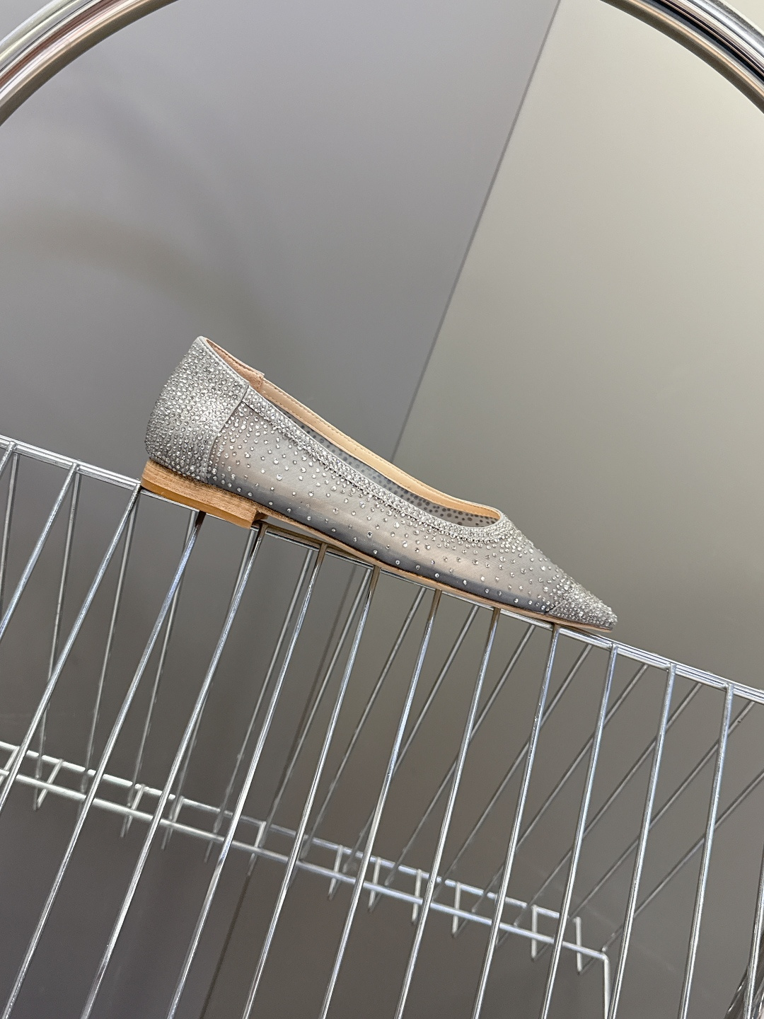 吉安维托·罗西Gianvito rossi 春夏最新款水晶鞋 仙女鞋 超多明星网红种草 鞋面进口高透气网