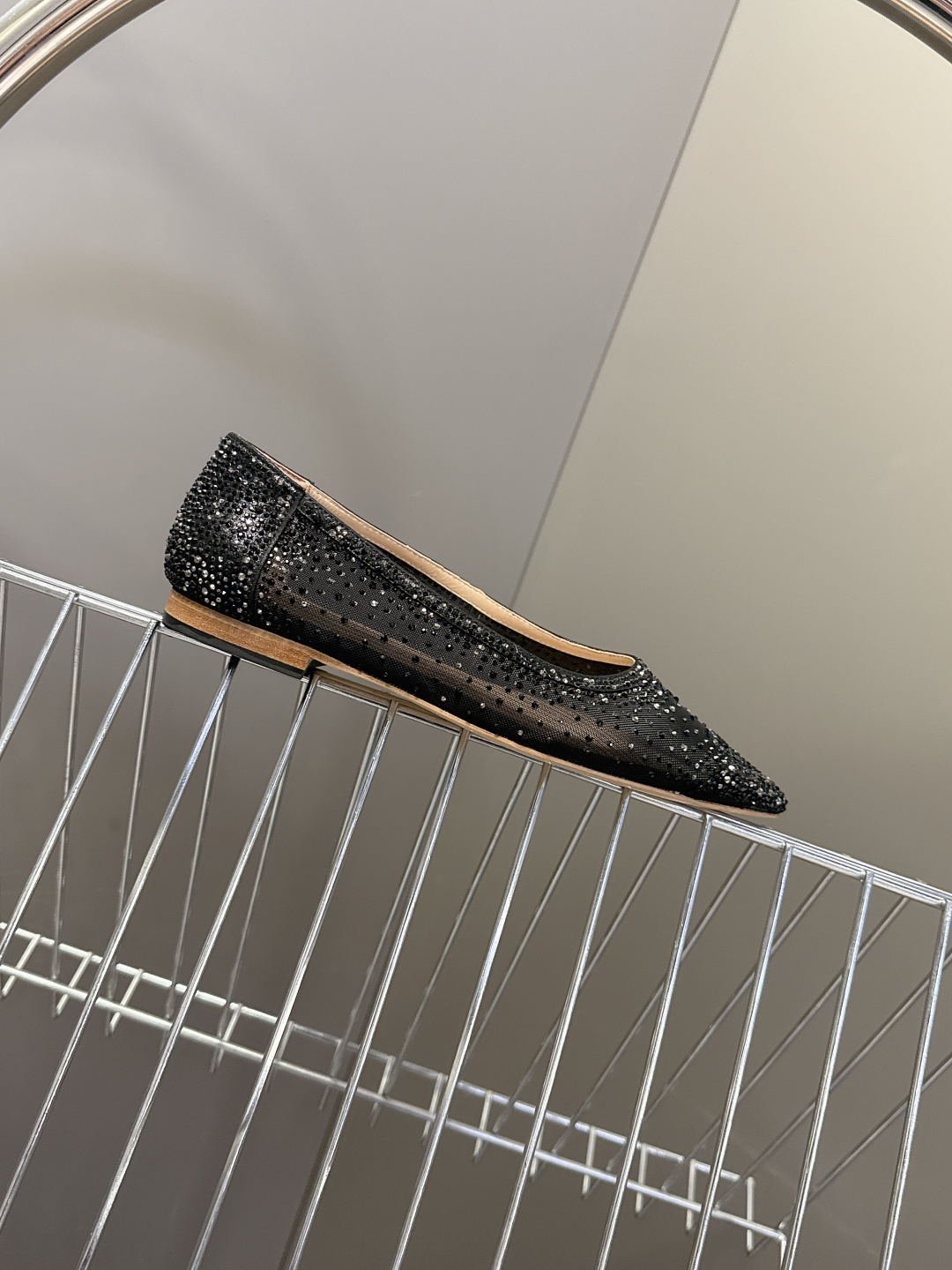 吉安维托·罗西Gianvito rossi 春夏最新款水晶鞋 仙女鞋 超多明星网红种草 鞋面进口高透气网