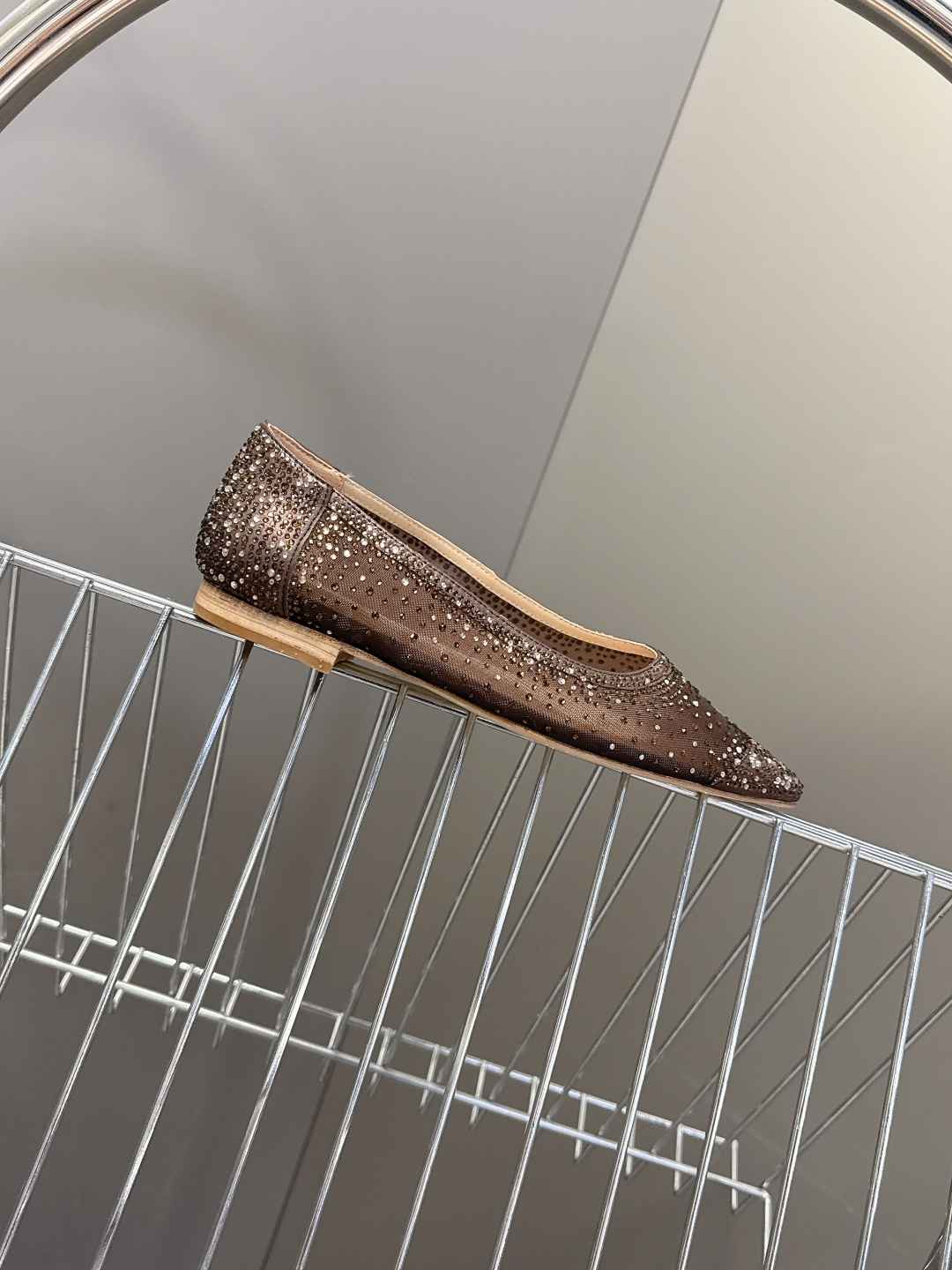 吉安维托·罗西Gianvito rossi 春夏最新款水晶鞋 仙女鞋 超多明星网红种草 鞋面进口高透气网