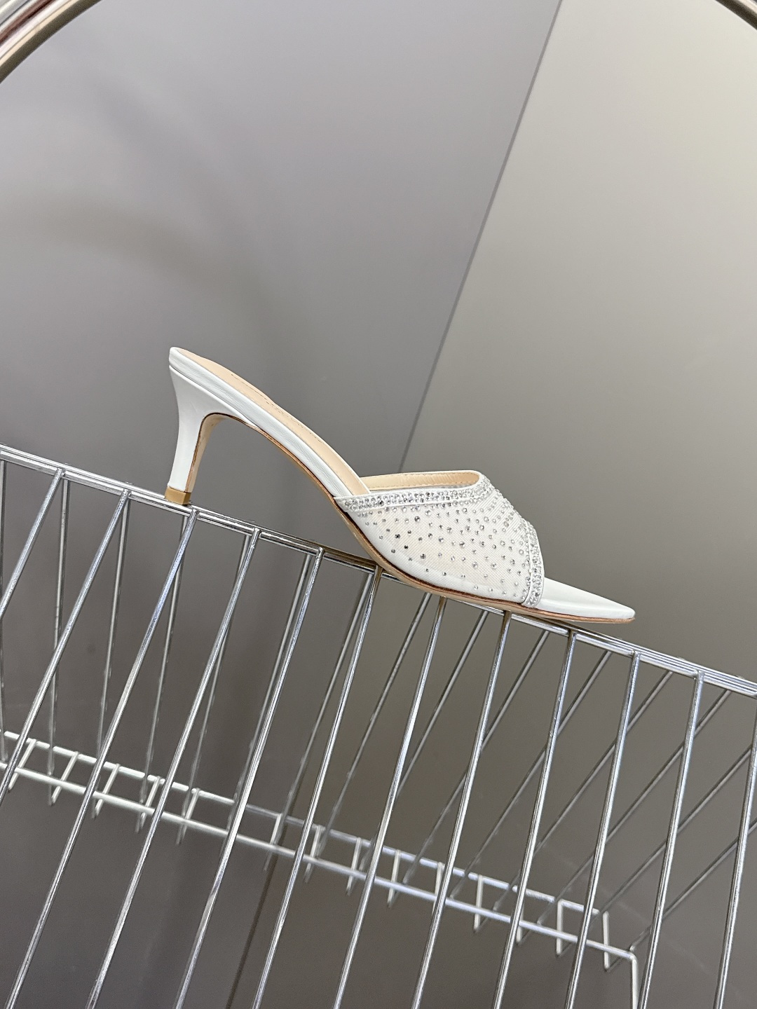 吉安维托·罗西Gianvito rossi 春夏最新款水晶鞋 仙女鞋 超多明星网红种草 鞋面进口高透气网