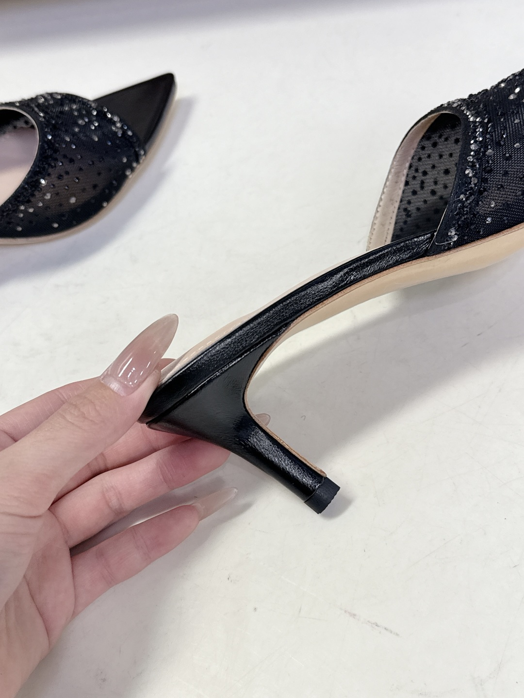 吉安维托·罗西Gianvito rossi 春夏最新款水晶鞋 仙女鞋 超多明星网红种草 鞋面进口高透气网