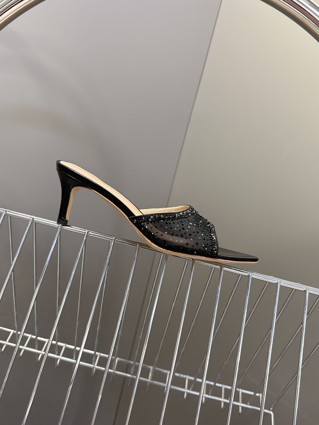 吉安维托·罗西Gianvito rossi 春夏最新款水晶鞋 仙女鞋 超多明星网红种草 鞋面进口高透气网