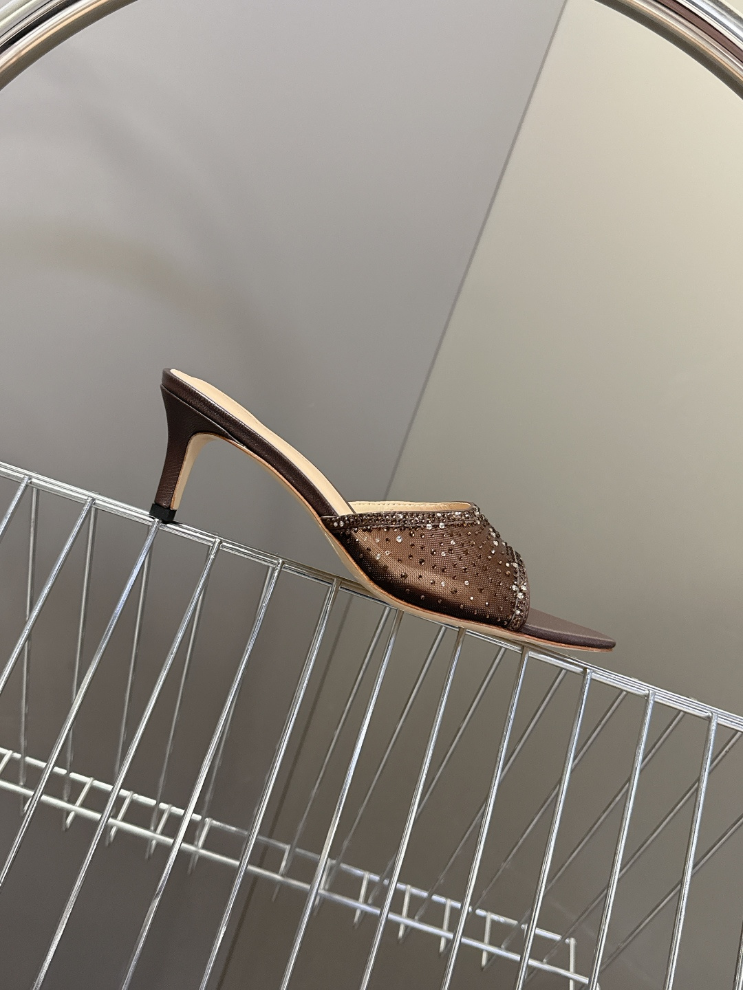 吉安维托·罗西Gianvito rossi 春夏最新款水晶鞋 仙女鞋 超多明星网红种草 鞋面进口高透气网