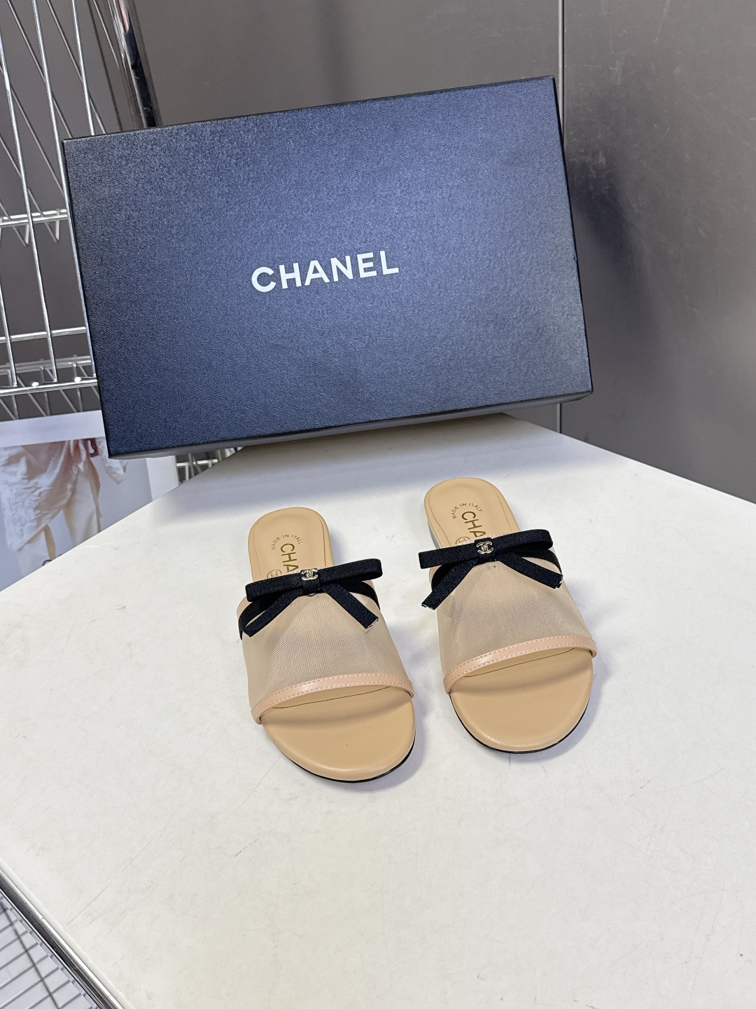 CHANEL香奈儿2026春夏最新款蝴蝶结拖鞋 超多明星时尚博主种草 夏天必备 大爆款‼️已经被它的美貌