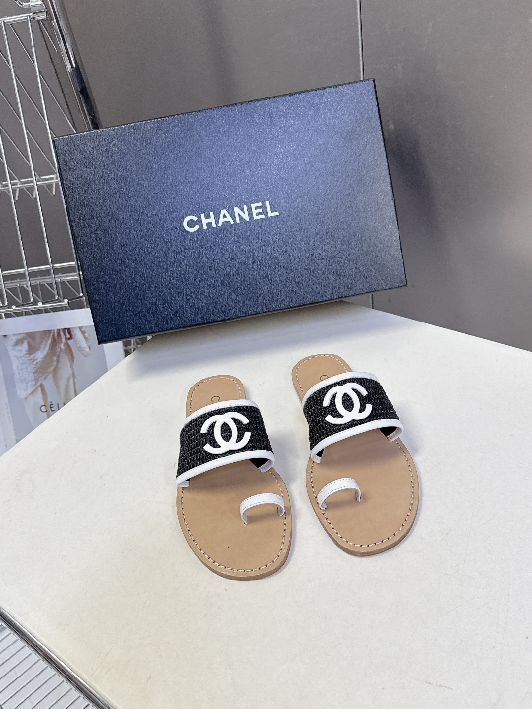 CHANEL香奈儿2026春夏最新款双C拖鞋 超多明星时尚博主种草 夏天必备 大爆款‼️已经被它的美貌折