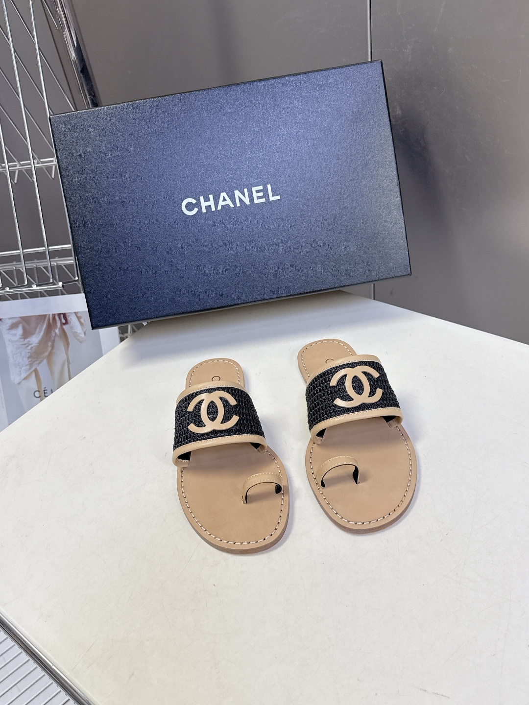 CHANEL香奈儿2026春夏最新款双C拖鞋 超多明星时尚博主种草 夏天必备 大爆款‼️已经被它的美貌折