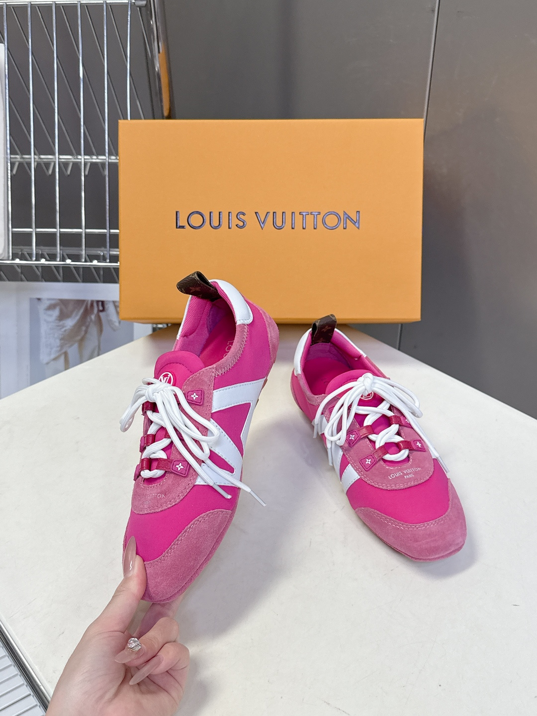 Louis Vuitton路易威登驴牌春夏Sneakerina系列 芭蕾运动鞋 德训鞋 平底鞋 原版三对