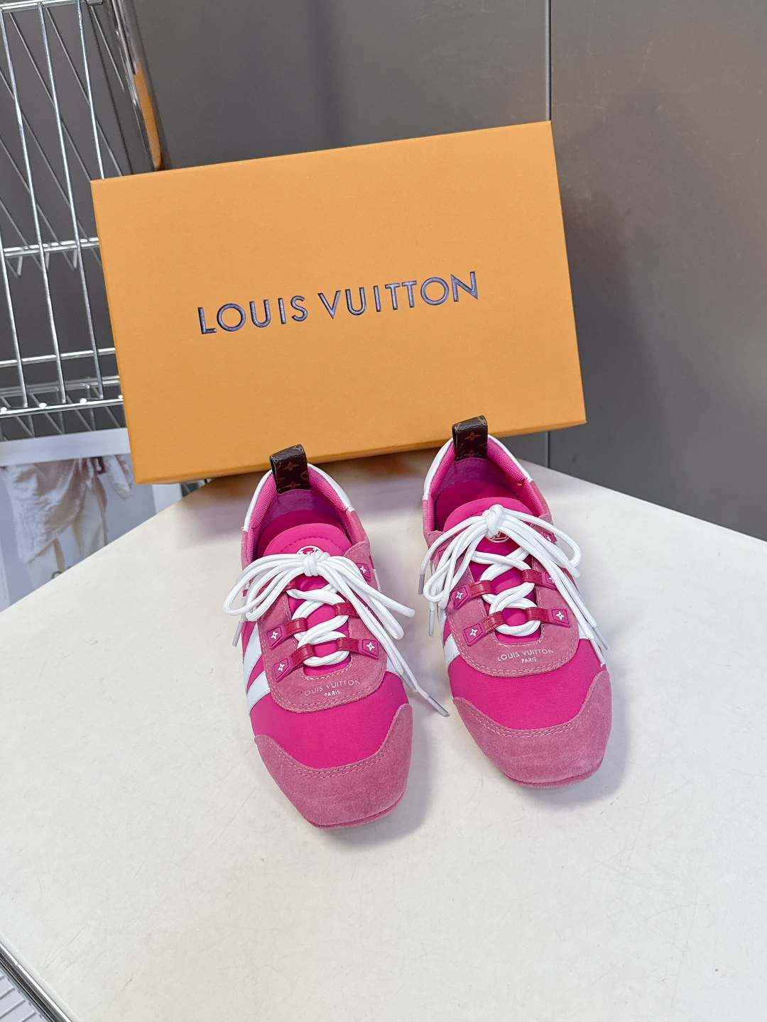 Louis Vuitton路易威登驴牌春夏Sneakerina系列 芭蕾运动鞋 德训鞋 平底鞋 原版三对