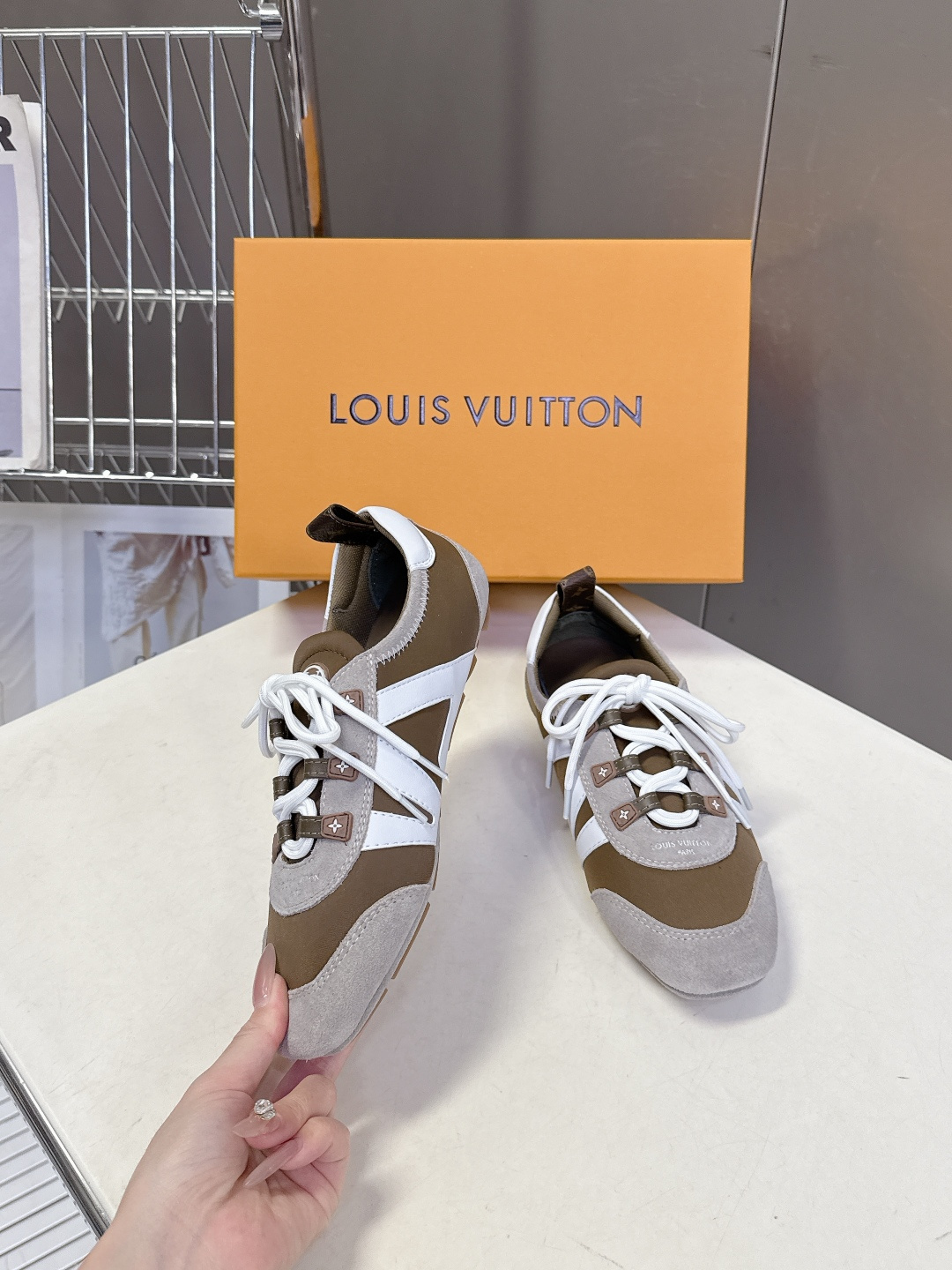 Louis Vuitton路易威登驴牌春夏Sneakerina系列 芭蕾运动鞋 德训鞋 平底鞋 原版三对