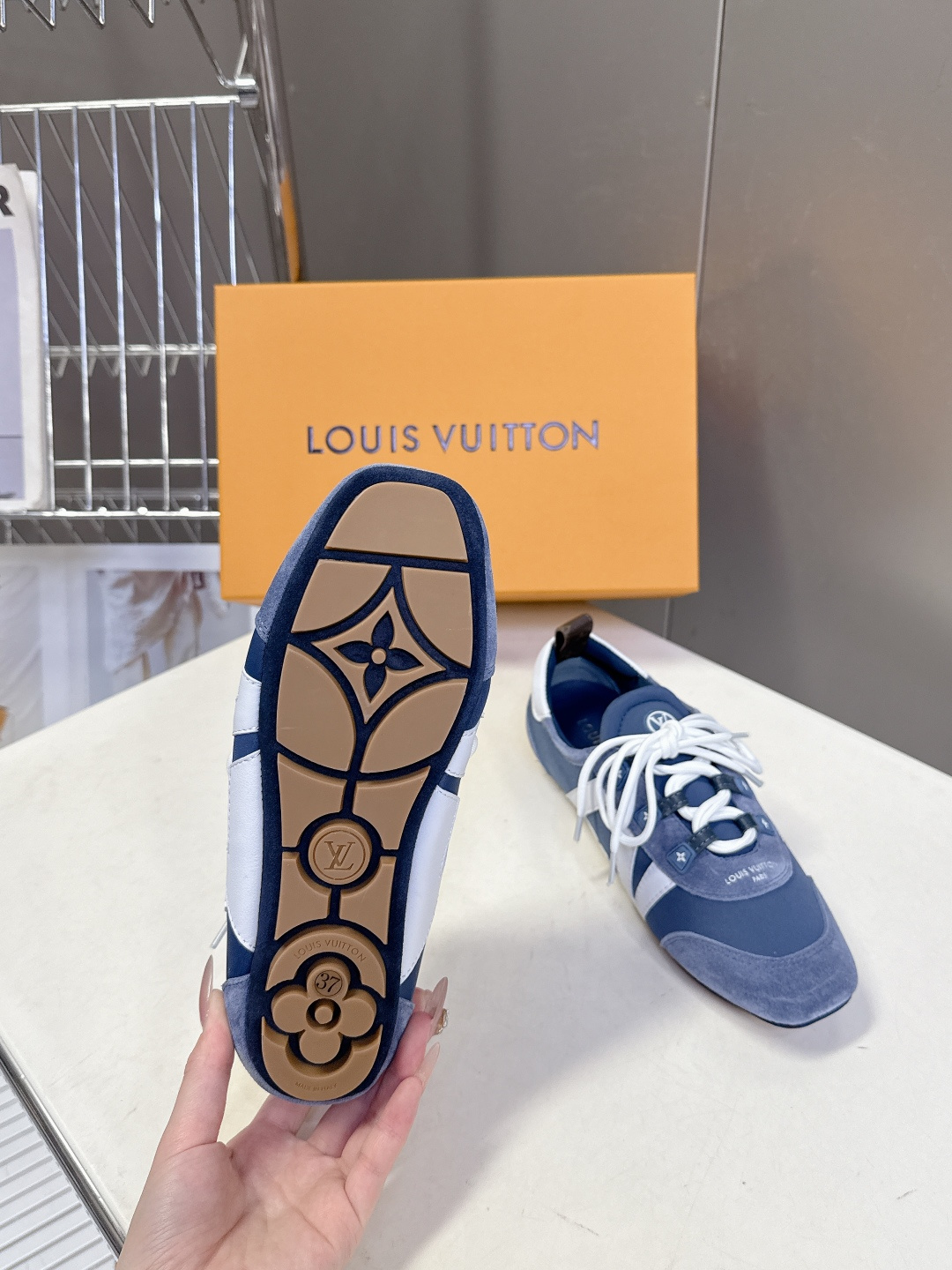 Louis Vuitton路易威登驴牌春夏Sneakerina系列 芭蕾运动鞋 德训鞋 平底鞋 原版三对