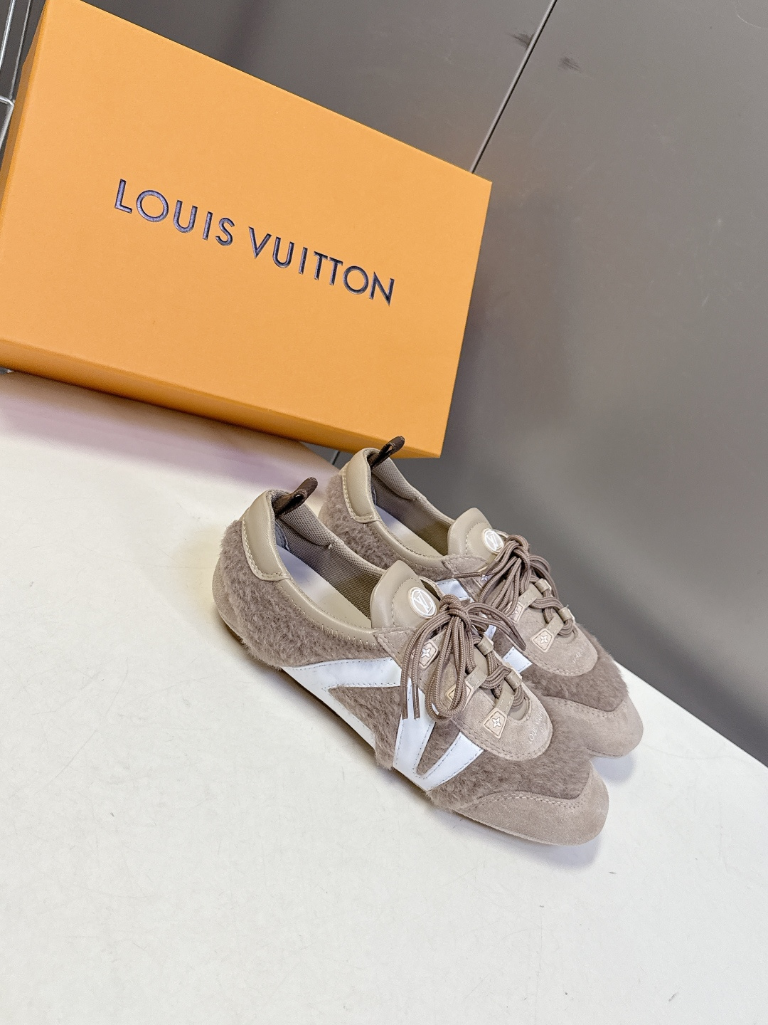 Louis Vuitton路易威登驴牌春夏Sneakerina系列 芭蕾运动鞋 德训鞋 平底鞋 原版三对