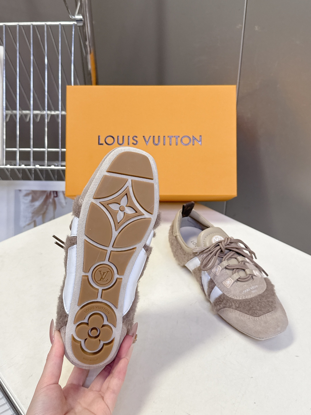 Louis Vuitton路易威登驴牌春夏Sneakerina系列 芭蕾运动鞋 德训鞋 平底鞋 原版三对
