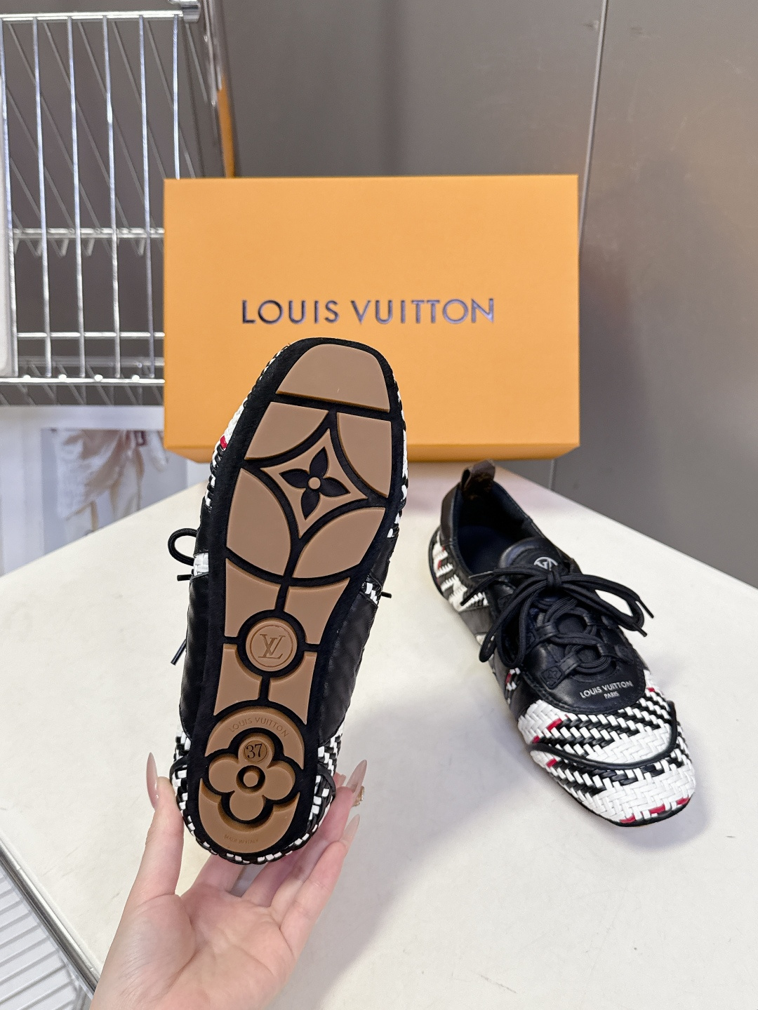 Louis Vuitton路易威登驴牌春夏Sneakerina系列 芭蕾运动鞋 德训鞋 平底鞋 原版三对