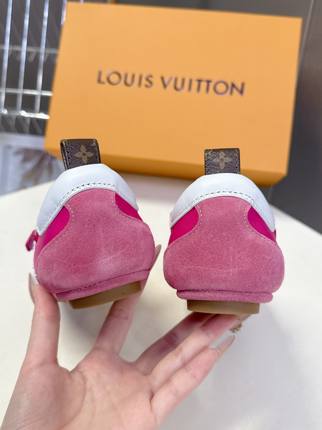 Louis Vuitton路易威登驴牌春夏Sneakerina系列 芭蕾运动鞋 德训鞋 平底鞋 原版三对