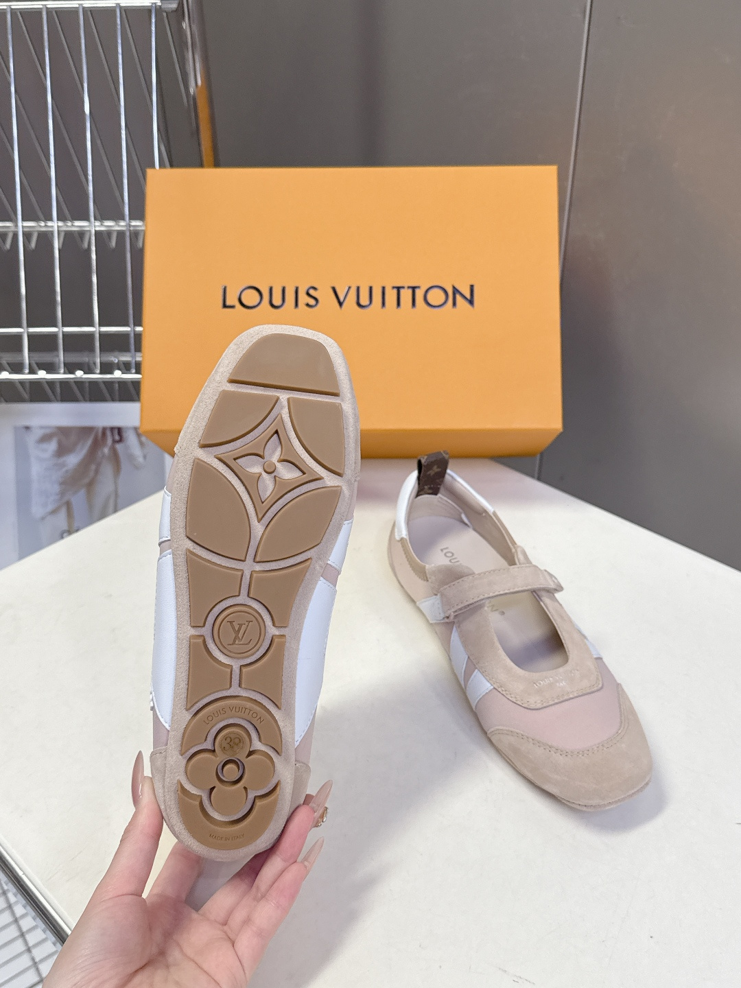 Louis Vuitton路易威登驴牌春夏Sneakerina系列 芭蕾运动鞋 德训鞋 平底鞋 原版三对