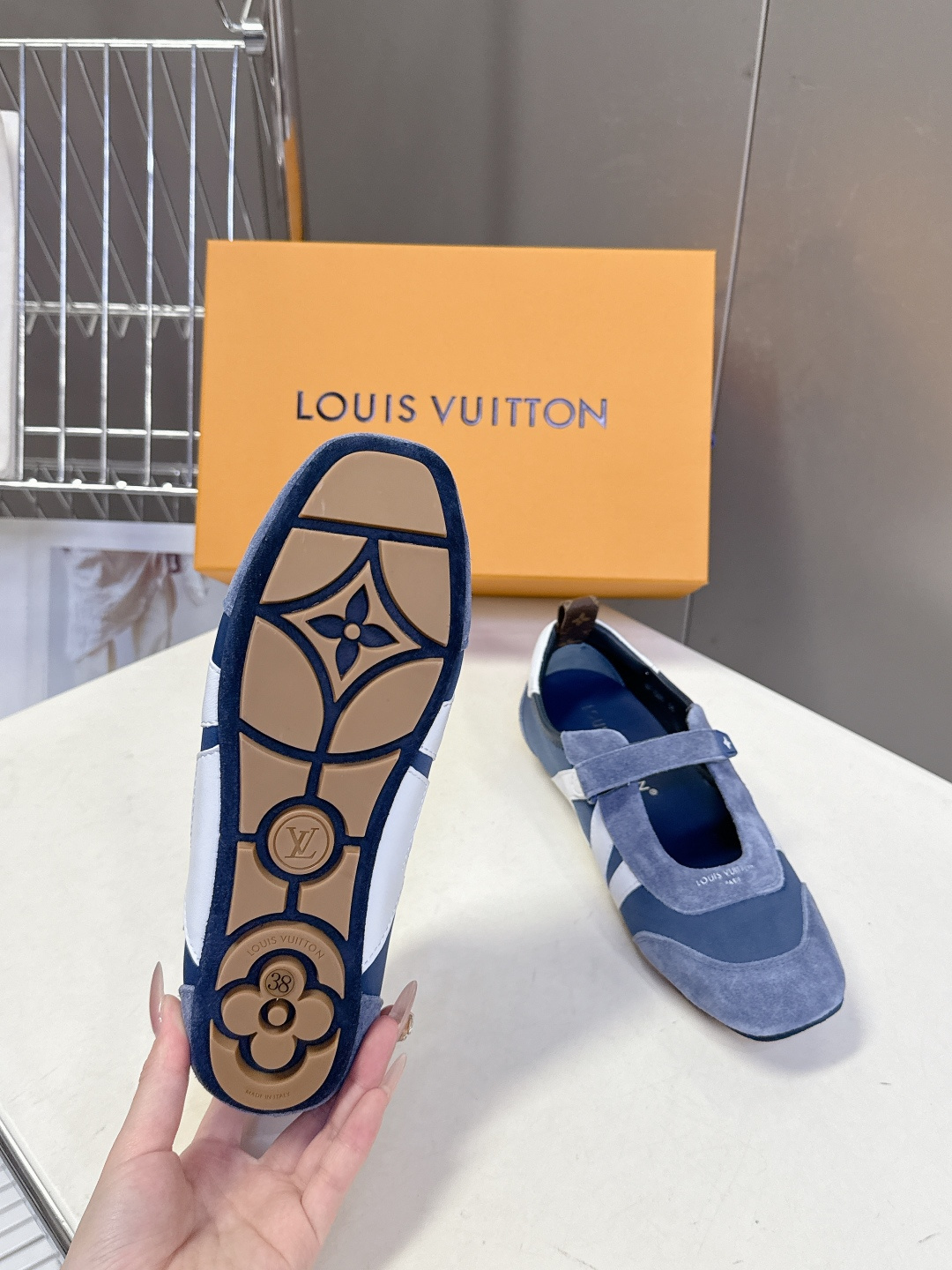 Louis Vuitton路易威登驴牌春夏Sneakerina系列 芭蕾运动鞋 德训鞋 平底鞋 原版三对