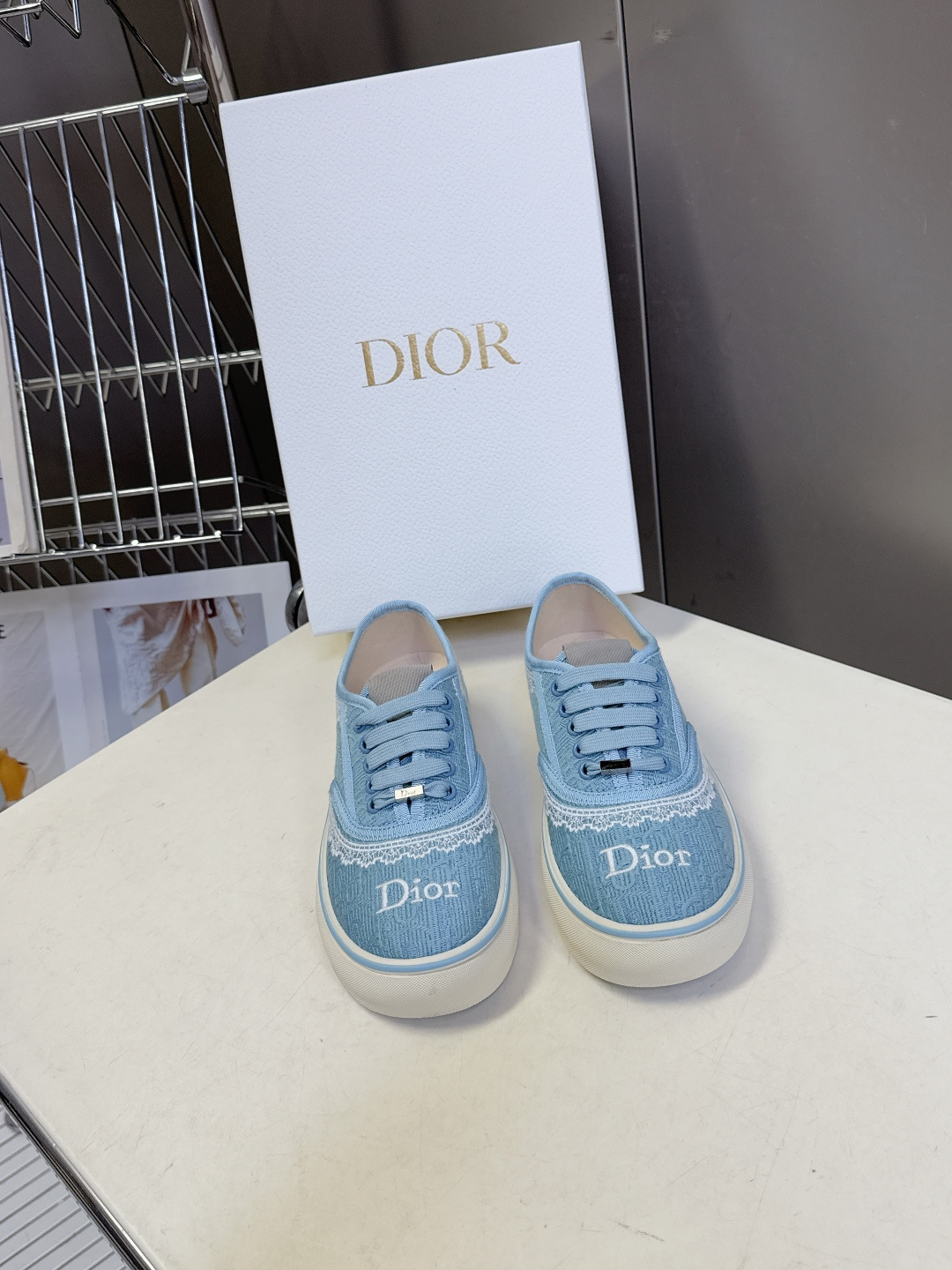 Dior迪奥2026春夏最新款Saltwind 系列复古老花蕾丝帆布鞋 超多明星网红种草 这款乔纳森·安