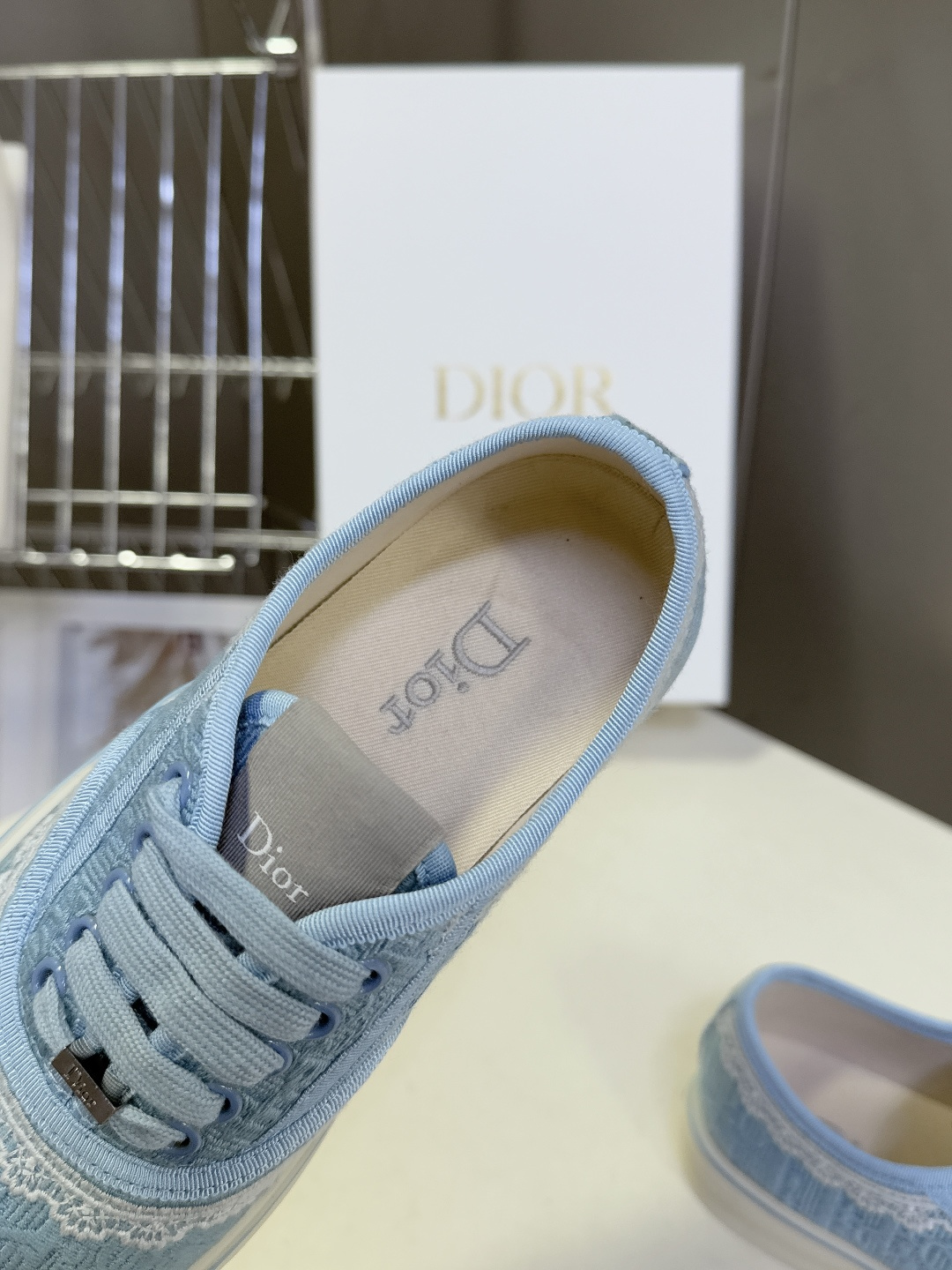 Dior迪奥2026春夏最新款Saltwind 系列复古老花蕾丝帆布鞋 超多明星网红种草 这款乔纳森·安