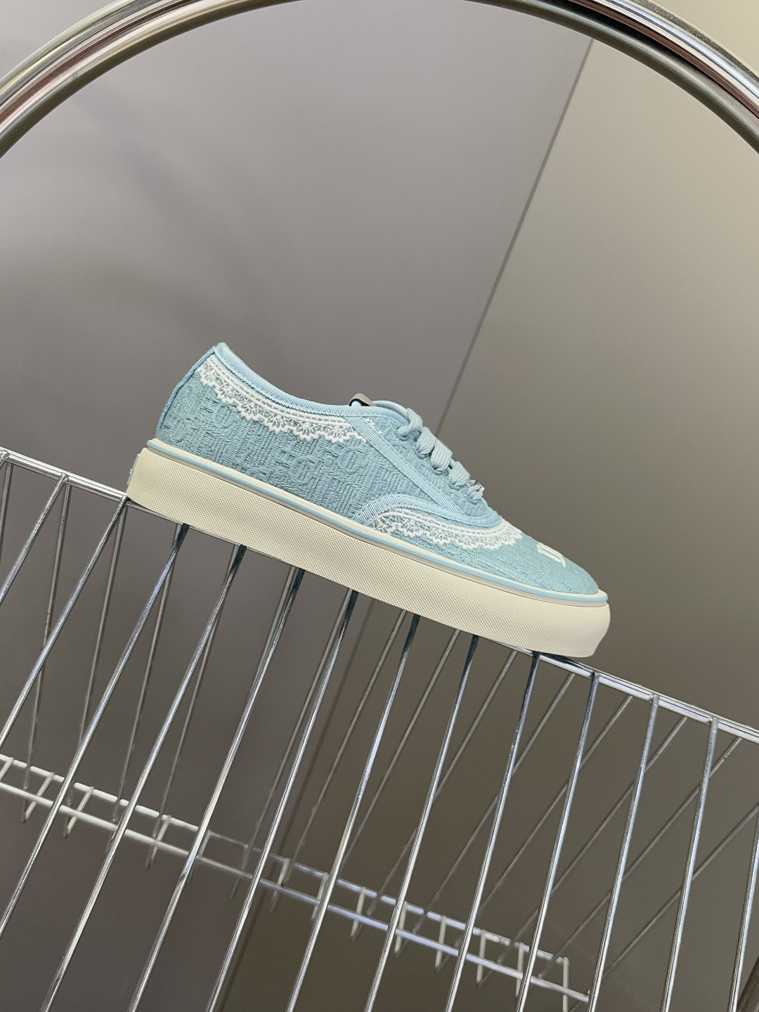 Dior迪奥2026春夏最新款Saltwind 系列复古老花蕾丝帆布鞋 超多明星网红种草 这款乔纳森·安