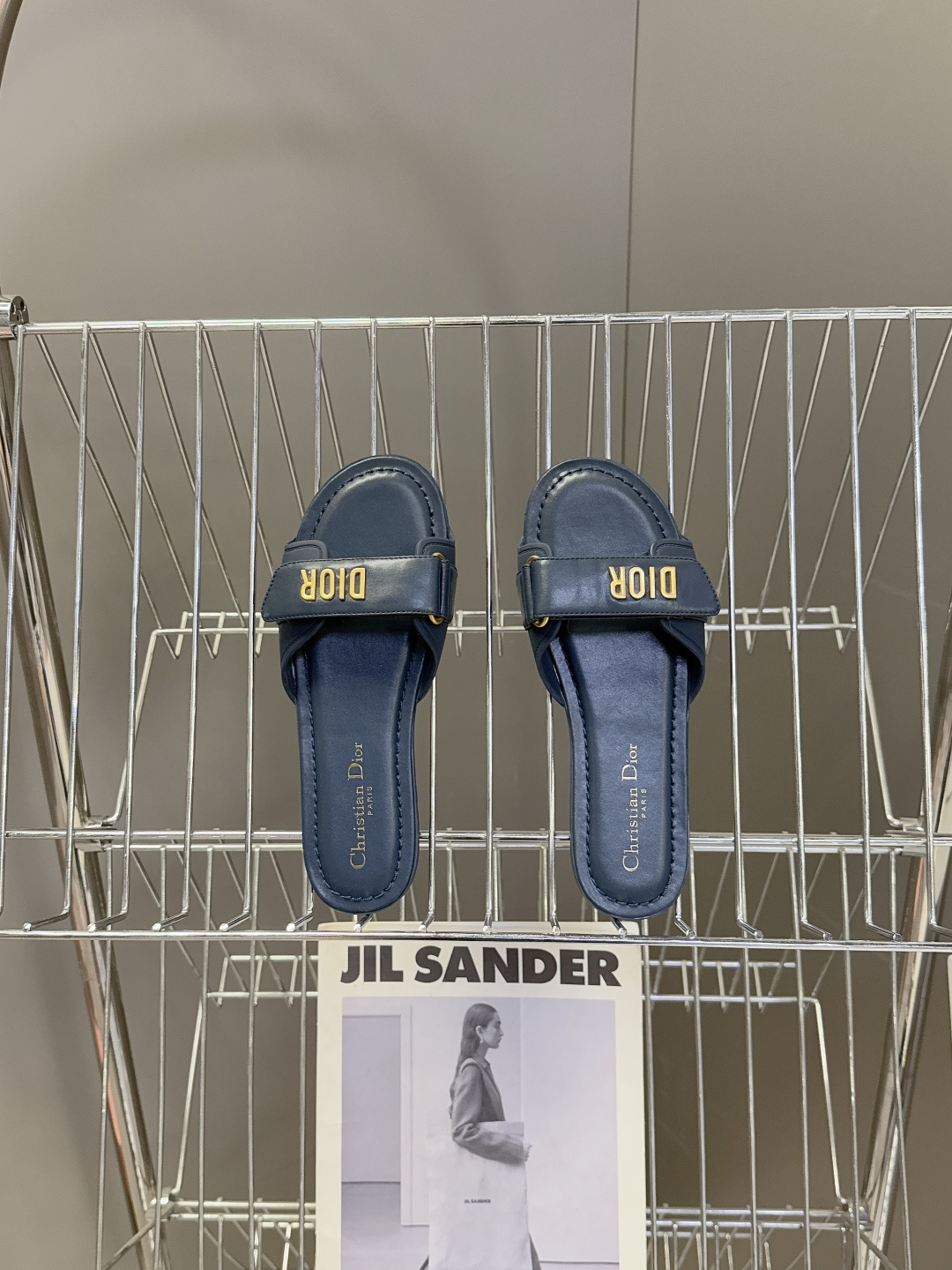 Dior迪奥经典魔术贴扣凉一体拖鞋 高版本GO原版完美复刻 最流行的配色面料 层次感超强 原版开模高档T