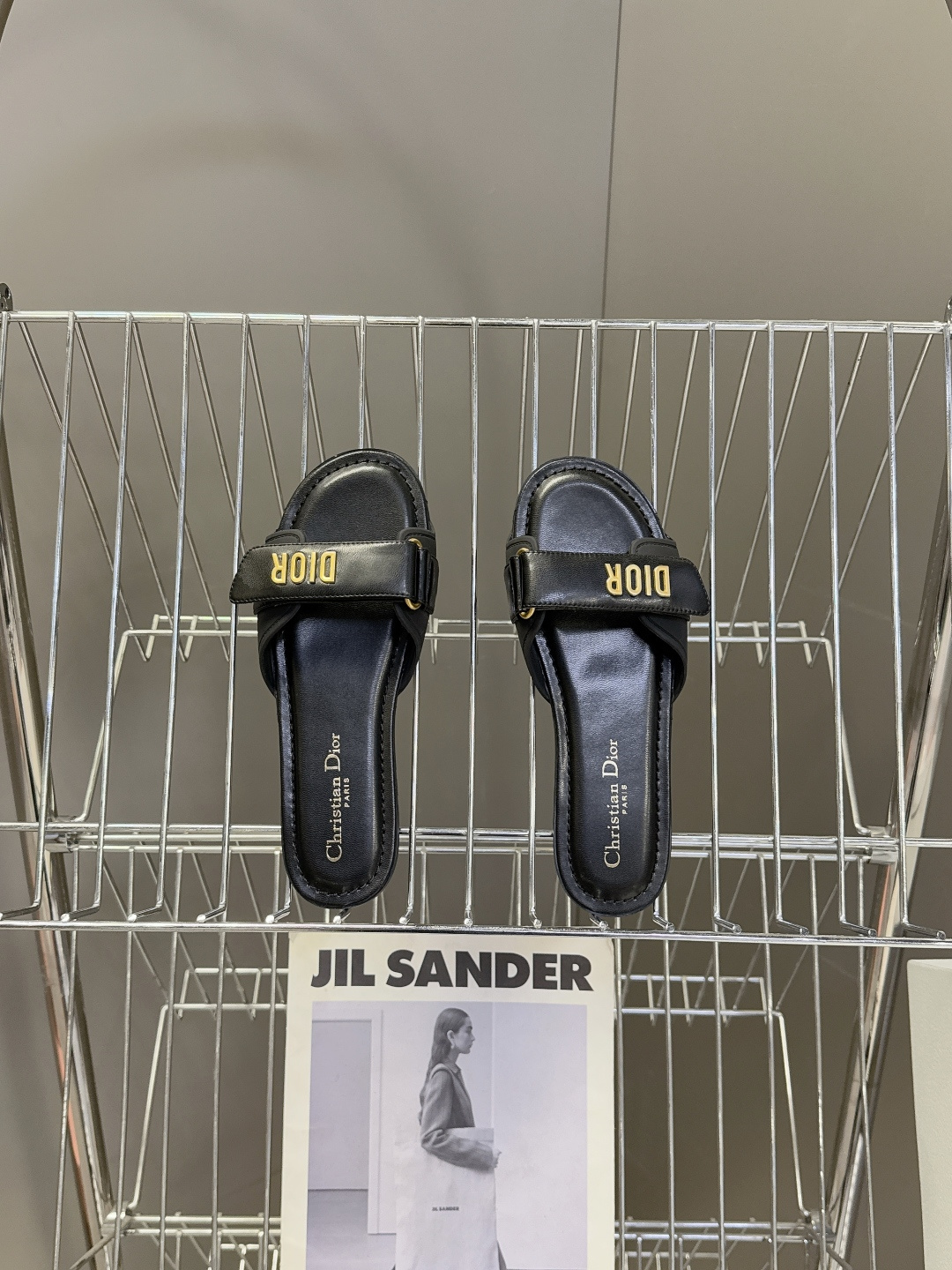 Dior迪奥经典魔术贴扣凉一体拖鞋 高版本GO原版完美复刻 最流行的配色面料 层次感超强 原版开模高档T