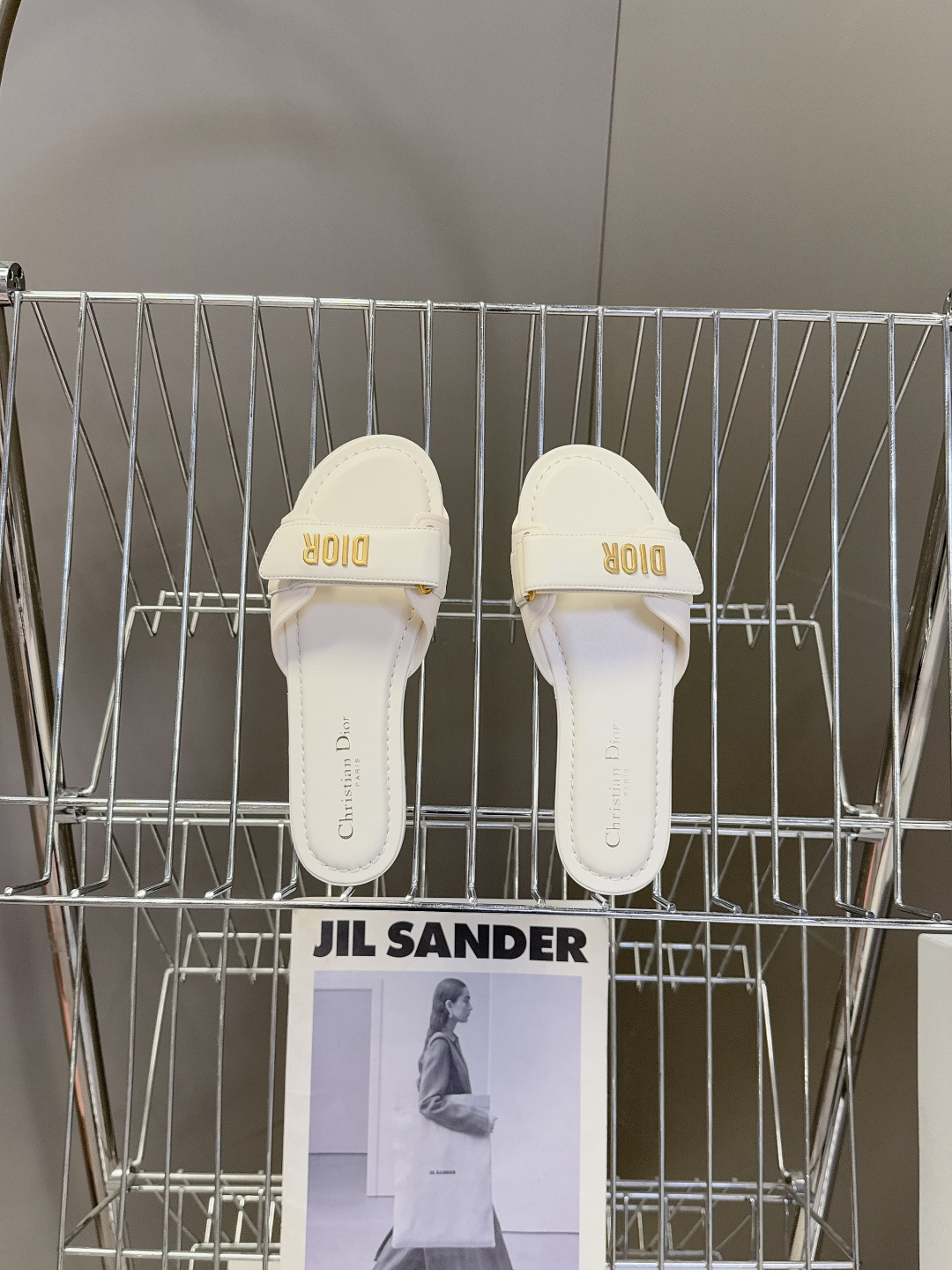 Dior迪奥经典魔术贴扣凉一体拖鞋 高版本GO原版完美复刻 最流行的配色面料 层次感超强 原版开模高档T