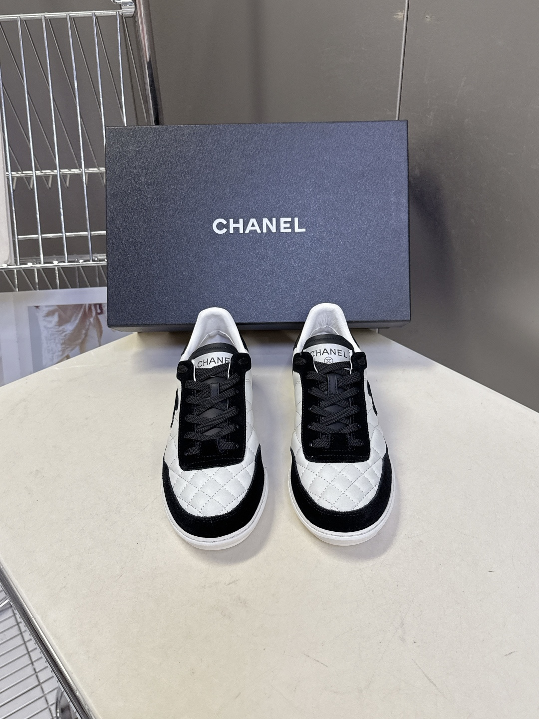 CHANEL香奈儿菱格纹棒球鞋 网球鞋 休闲 运动鞋原版购入开发 做货 小香最新隐藏款网球鞋软菱格纹 柔