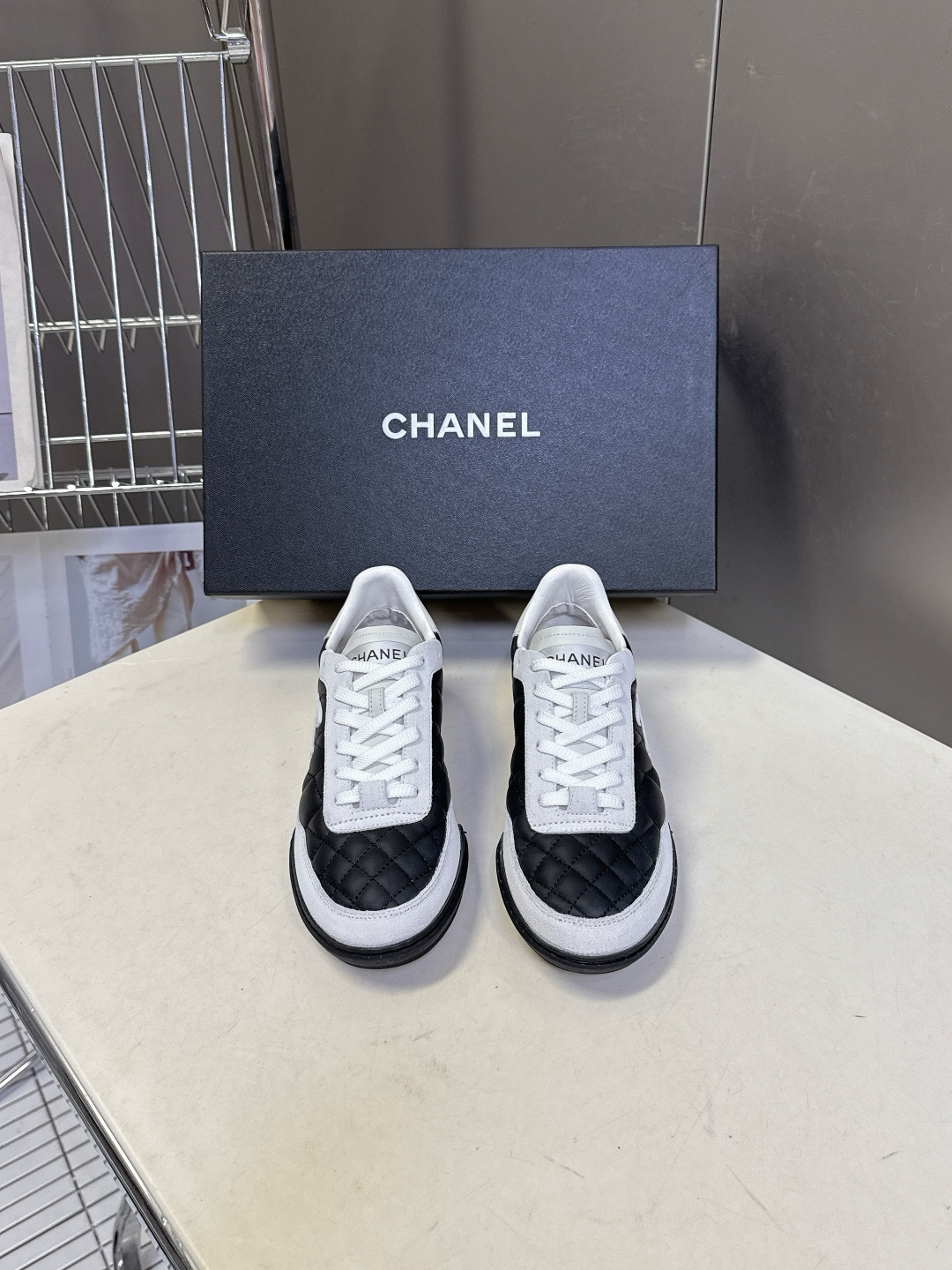 CHANEL香奈儿菱格纹棒球鞋 网球鞋 休闲 运动鞋原版购入开发 做货 小香最新隐藏款网球鞋软菱格纹 柔