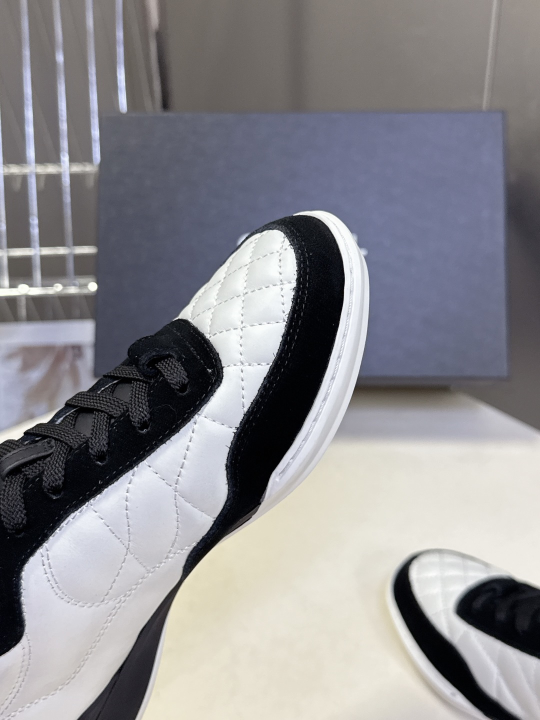 CHANEL香奈儿菱格纹棒球鞋 网球鞋 休闲 运动鞋原版购入开发 做货 小香最新隐藏款网球鞋软菱格纹 柔