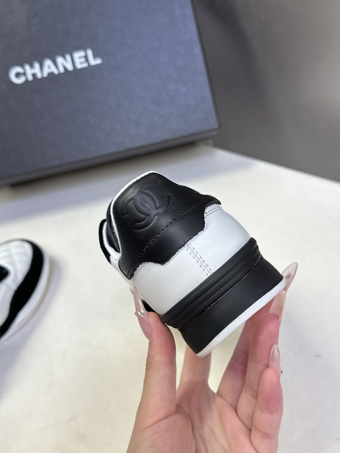 CHANEL香奈儿菱格纹棒球鞋 网球鞋 休闲 运动鞋原版购入开发 做货 小香最新隐藏款网球鞋软菱格纹 柔