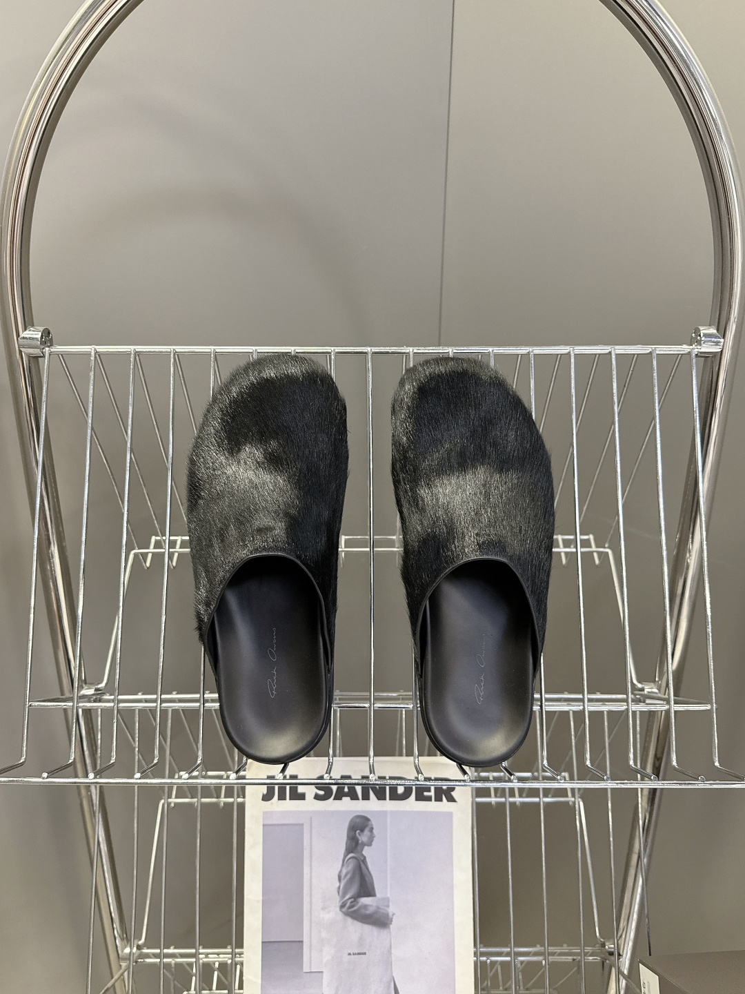 Rickowens 欧文斯疯狂绑带情侣款拖鞋 麂皮黑色 年度“鞋王”区分市面所有版本 纯手工打造纯原，非