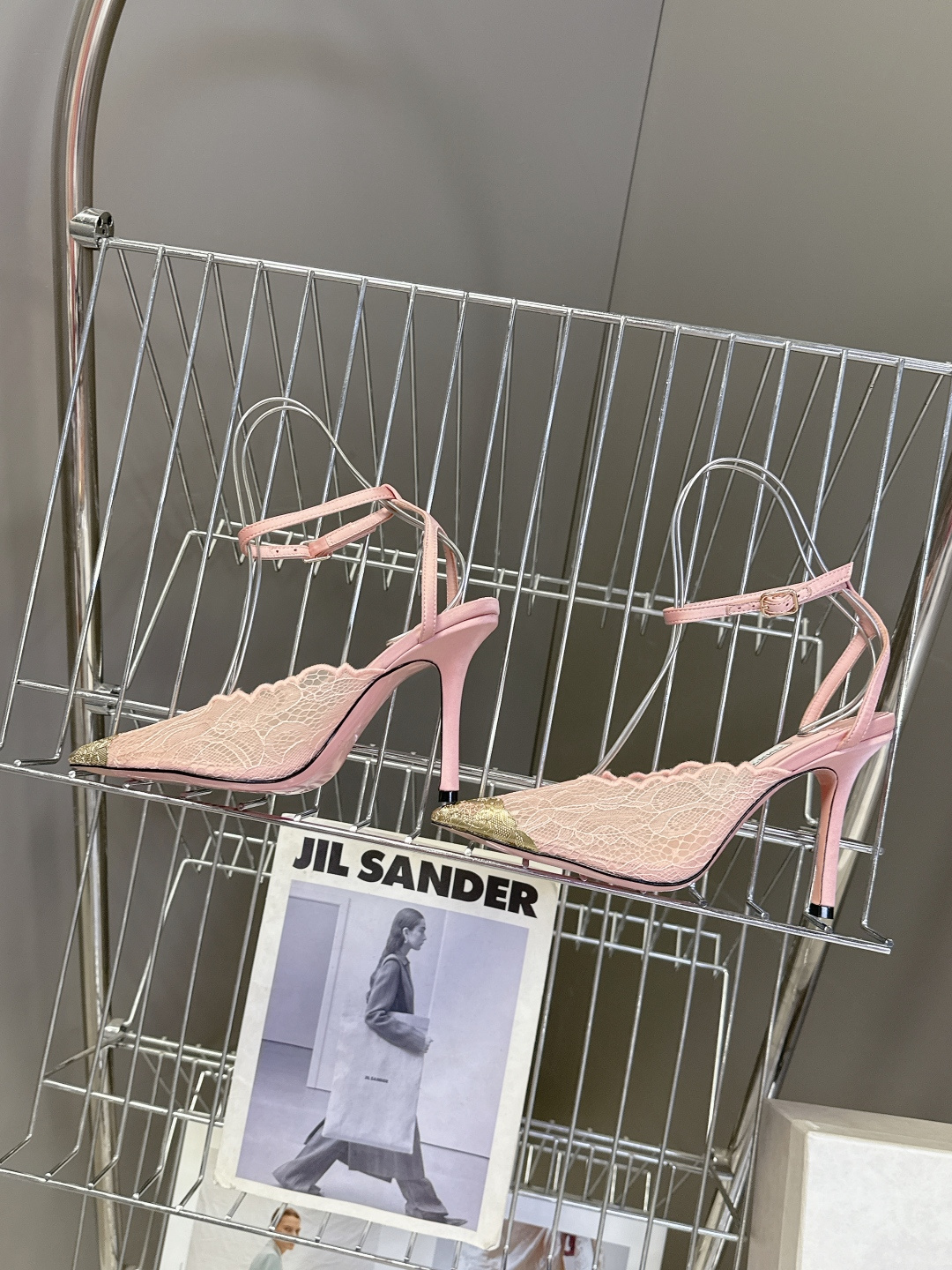 Jimmy Choo 吉米周2026春夏最新款蕾丝尖头高跟鞋超多明星网红种草 这是Jimmy Choo（