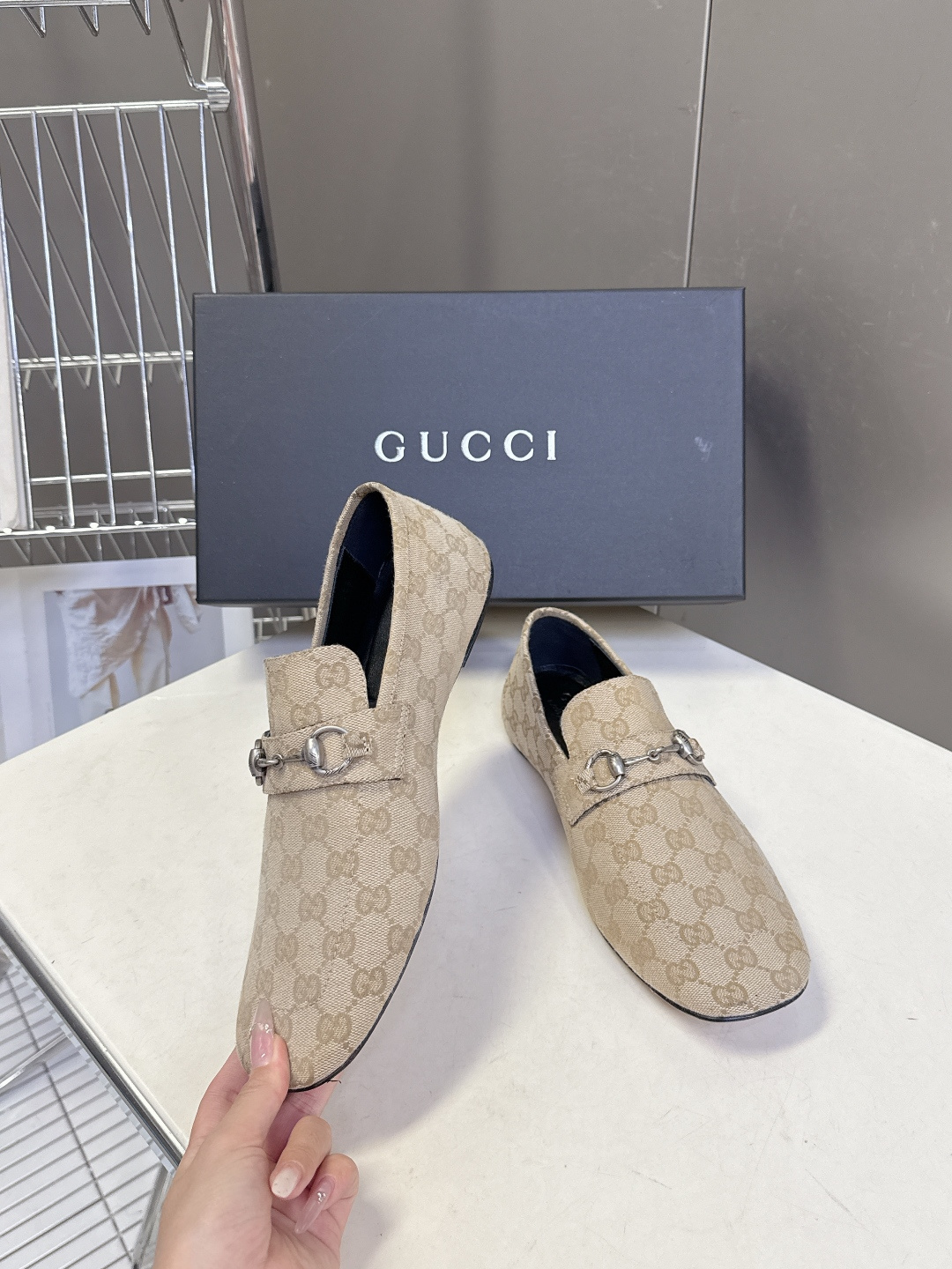 Gucci古驰春夏最新走秀情侣款马衔扣方头乐福鞋超多明星网红种草 正品购入细节完美复刻 设计师Demna