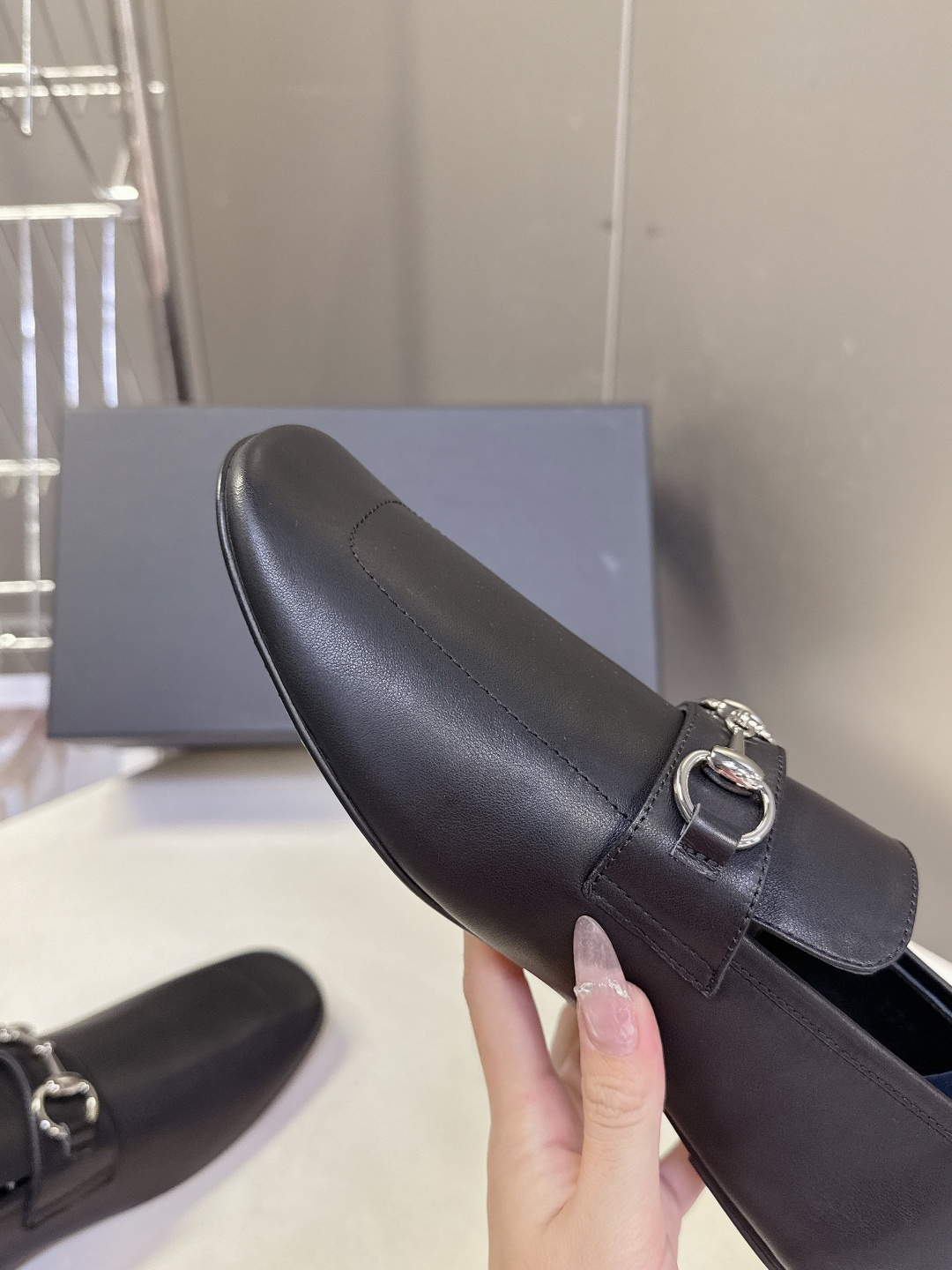 Gucci古驰春夏最新走秀情侣款马衔扣方头乐福鞋超多明星网红种草 正品购入细节完美复刻 设计师Demna