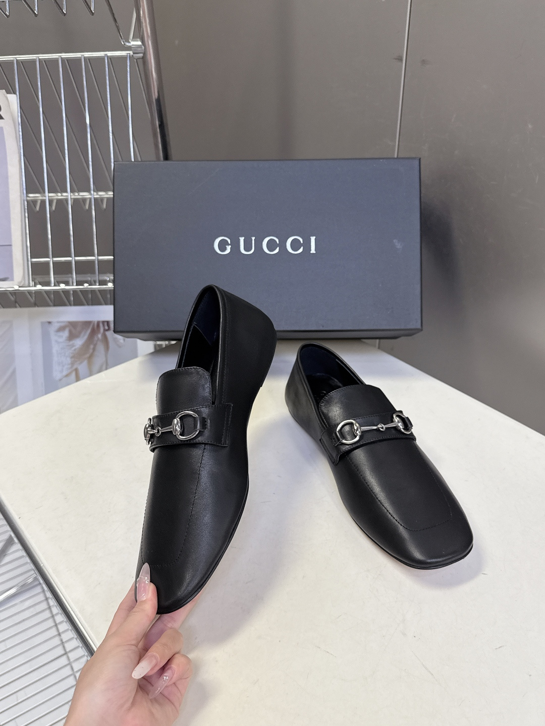 Gucci古驰春夏最新走秀情侣款马衔扣方头乐福鞋超多明星网红种草 正品购入细节完美复刻 设计师Demna