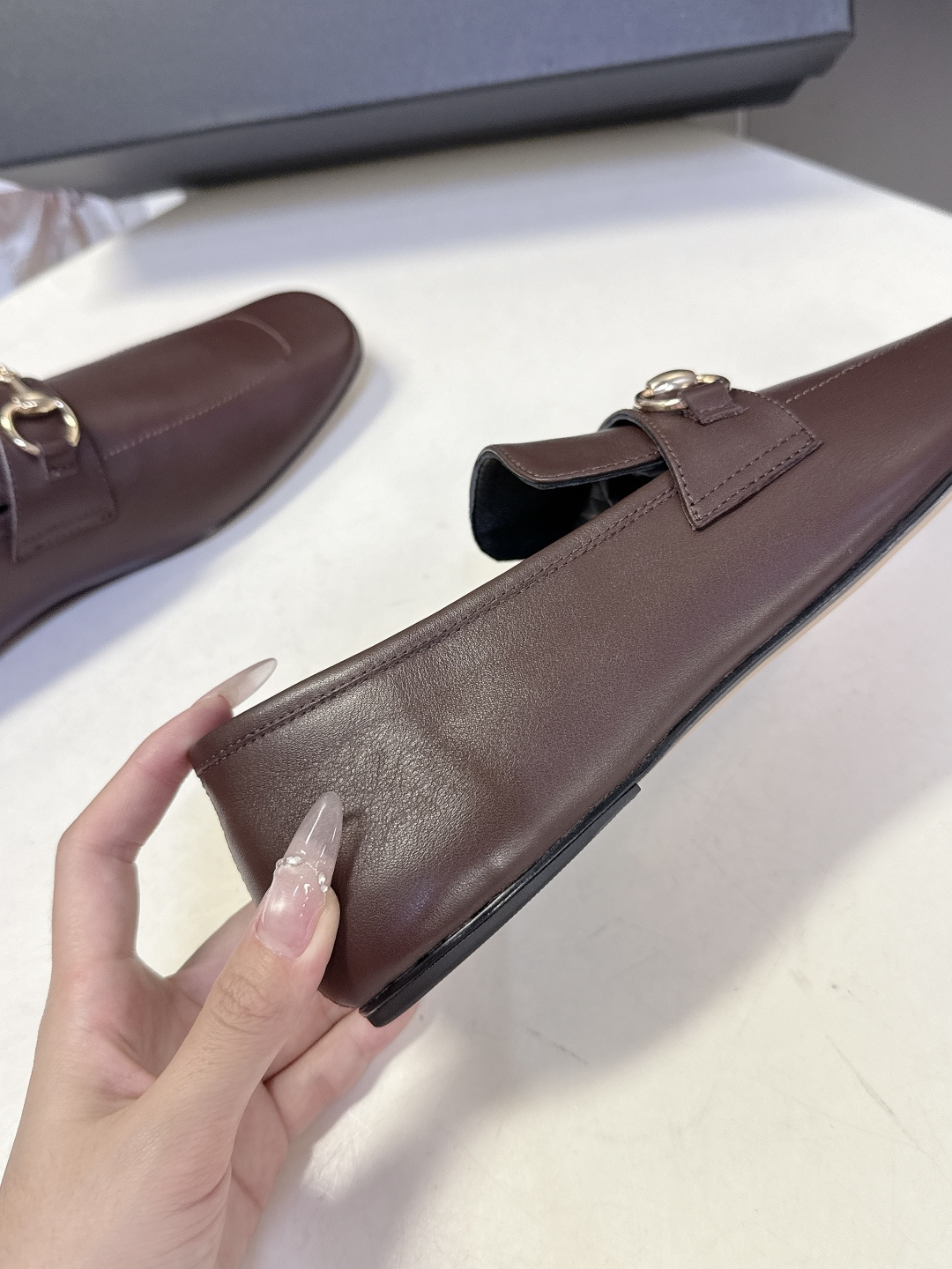 Gucci古驰春夏最新走秀情侣款马衔扣方头乐福鞋超多明星网红种草 正品购入细节完美复刻 设计师Demna