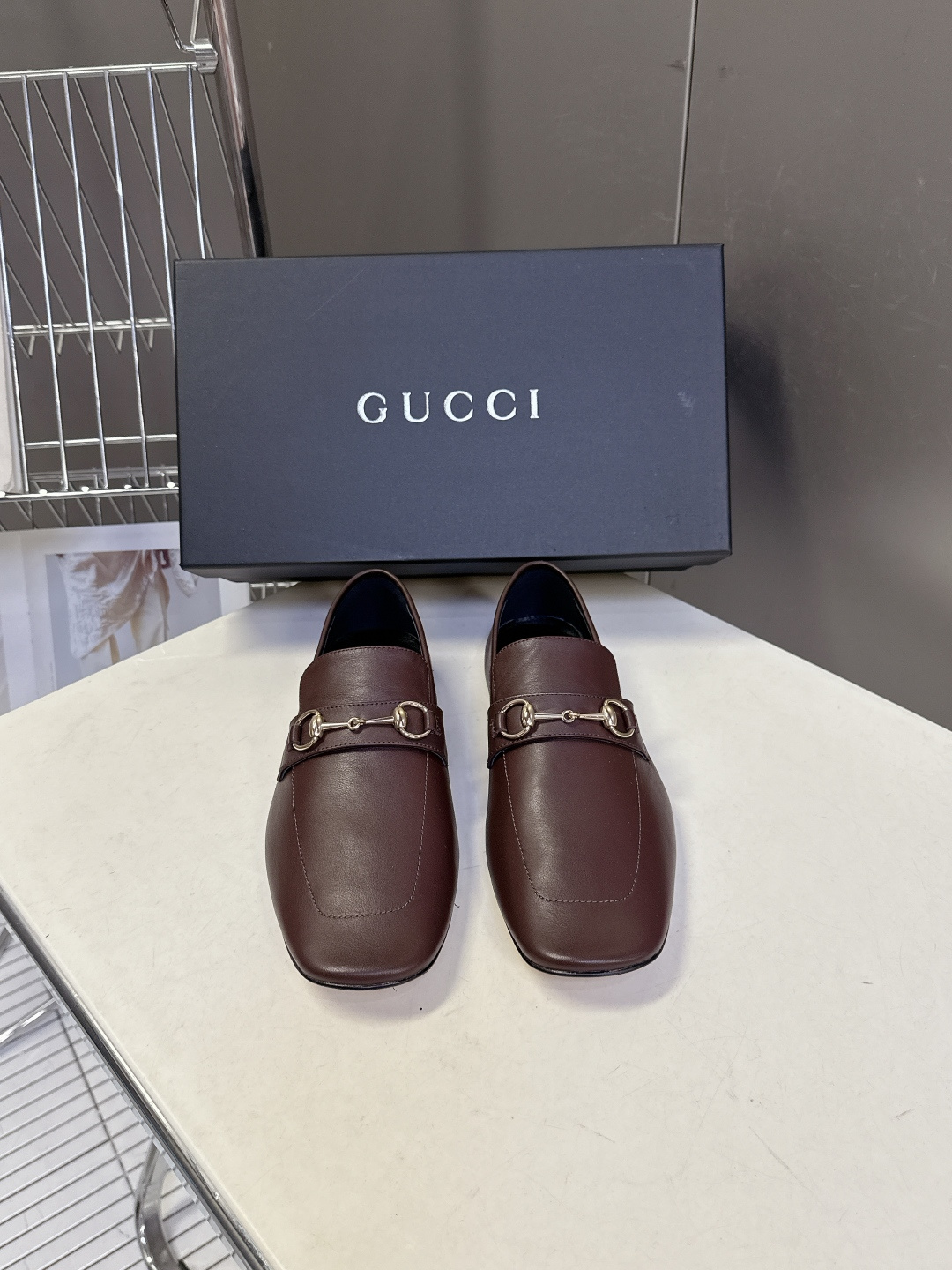 Gucci古驰春夏最新走秀情侣款马衔扣方头乐福鞋超多明星网红种草 正品购入细节完美复刻 设计师Demna