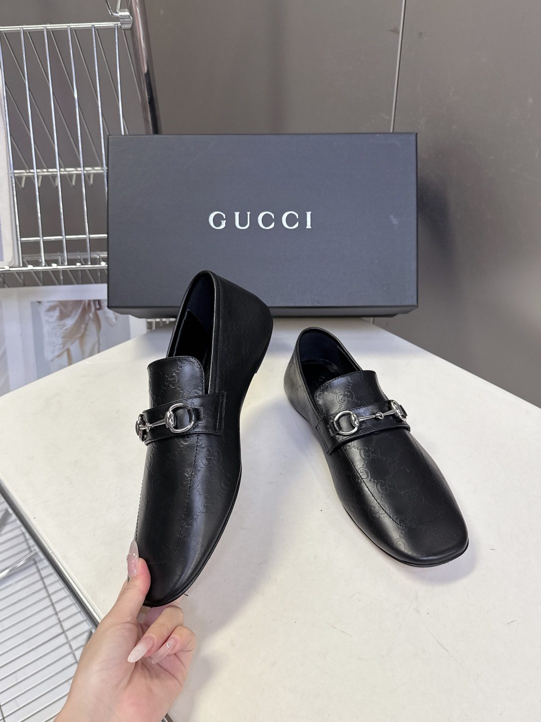 Gucci古驰春夏最新走秀情侣款马衔扣方头乐福鞋超多明星网红种草 正品购入细节完美复刻 设计师Demna