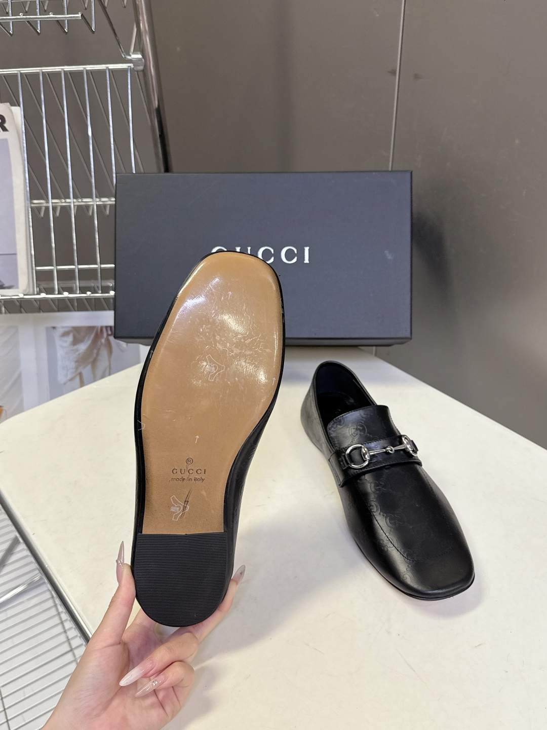 Gucci古驰春夏最新走秀情侣款马衔扣方头乐福鞋超多明星网红种草 正品购入细节完美复刻 设计师Demna