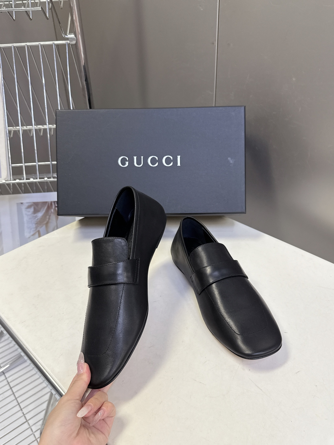 Gucci古驰春夏最新走秀情侣款马衔扣方头乐福鞋超多明星网红种草 正品购入细节完美复刻 设计师Demna