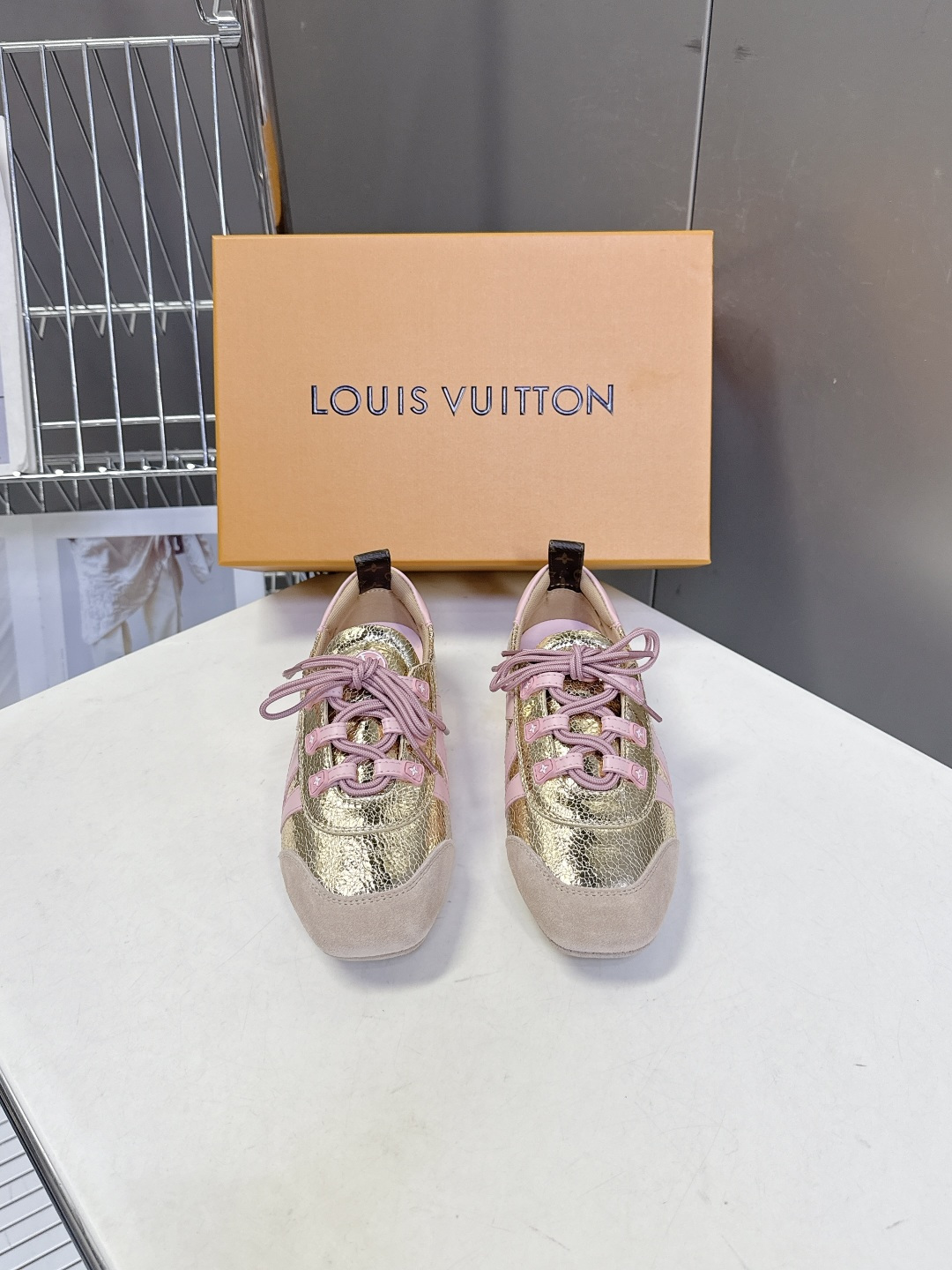 Louis Vuitton路易威登驴牌春夏Sneakerina系列 芭蕾运动鞋 德训鞋 平底鞋 原版三对