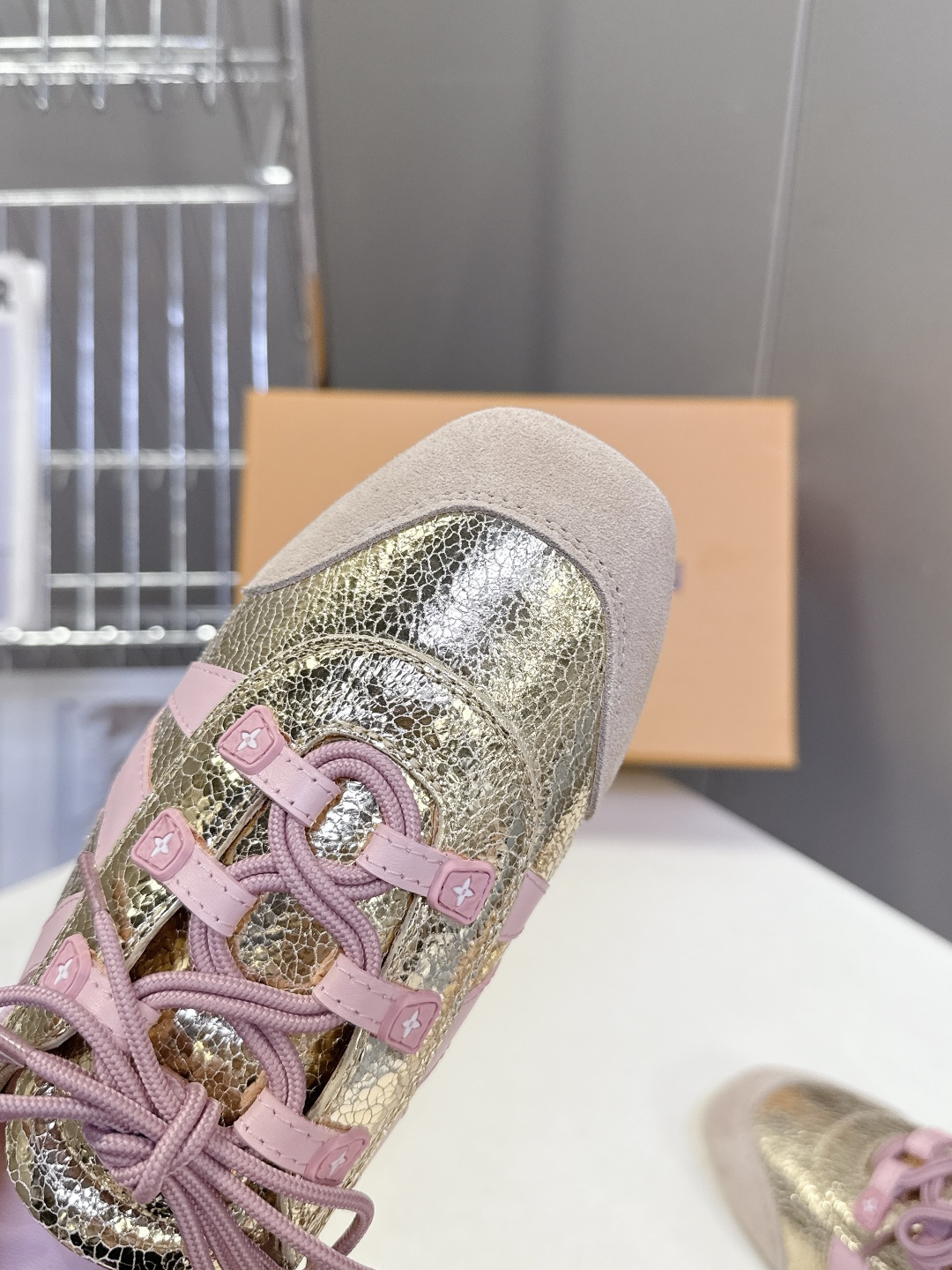 Louis Vuitton路易威登驴牌春夏Sneakerina系列 芭蕾运动鞋 德训鞋 平底鞋 原版三对