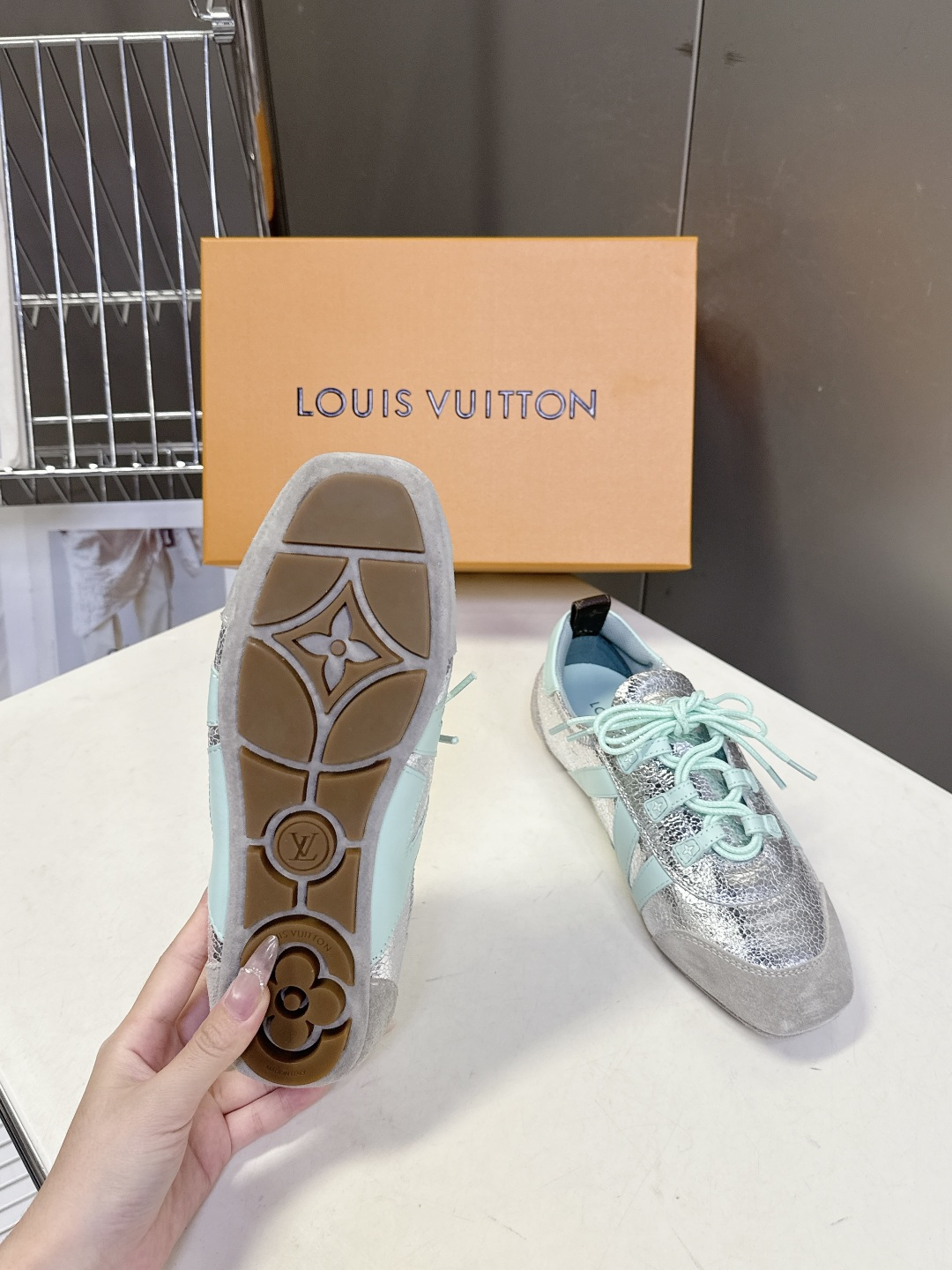 Louis Vuitton路易威登驴牌春夏Sneakerina系列 芭蕾运动鞋 德训鞋 平底鞋 原版三对