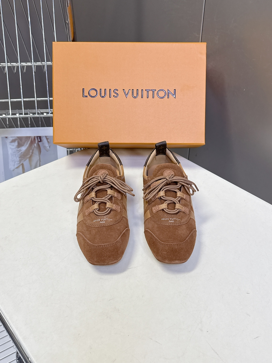 Louis Vuitton路易威登驴牌春夏Sneakerina系列 芭蕾运动鞋 德训鞋 平底鞋 原版三对